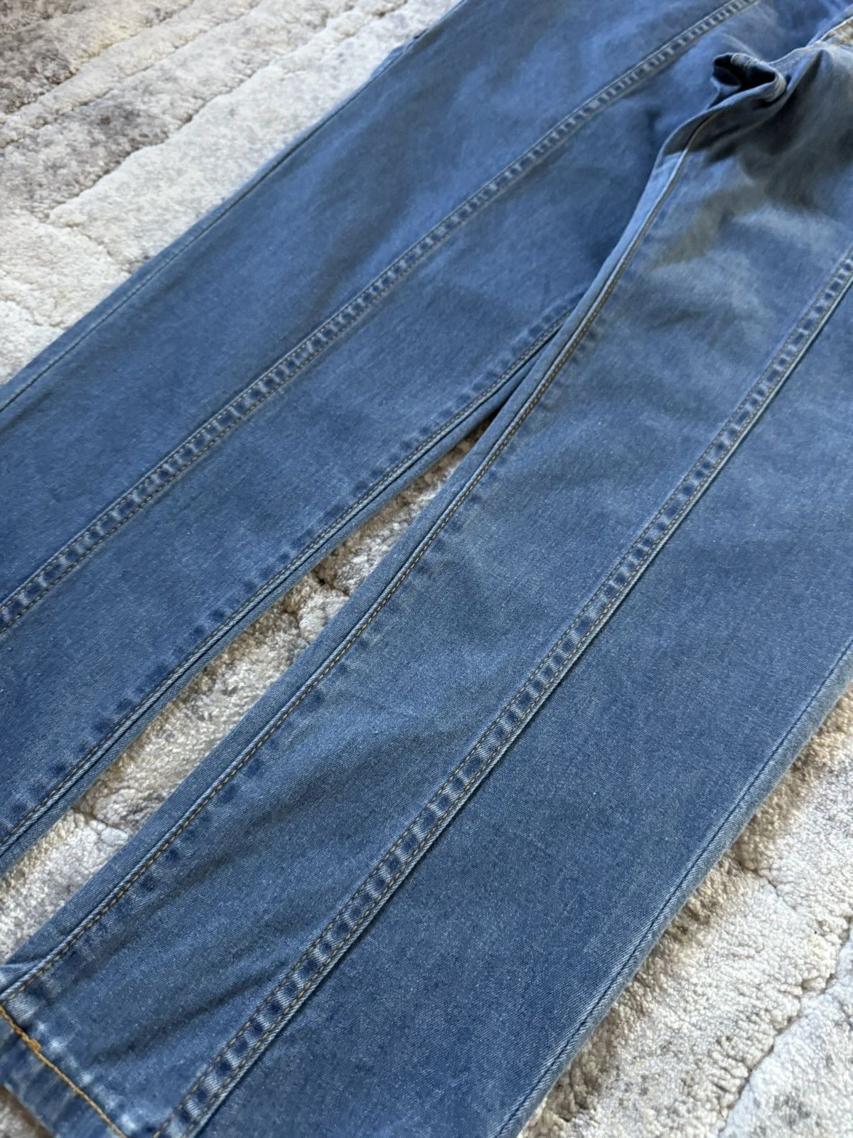 Lee × mercibeaucoup Issey Miyake Mercibeaucop Drop Crotch Multi Paneled Jeans Size US 28 / EU 44 - 7 Thumbnail