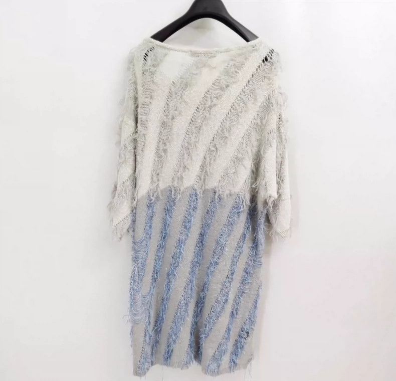 Issey Miyake issey miyake Linen blended knitted top Size M / US 6-8 / IT 42-44 - 2 Thumbnail