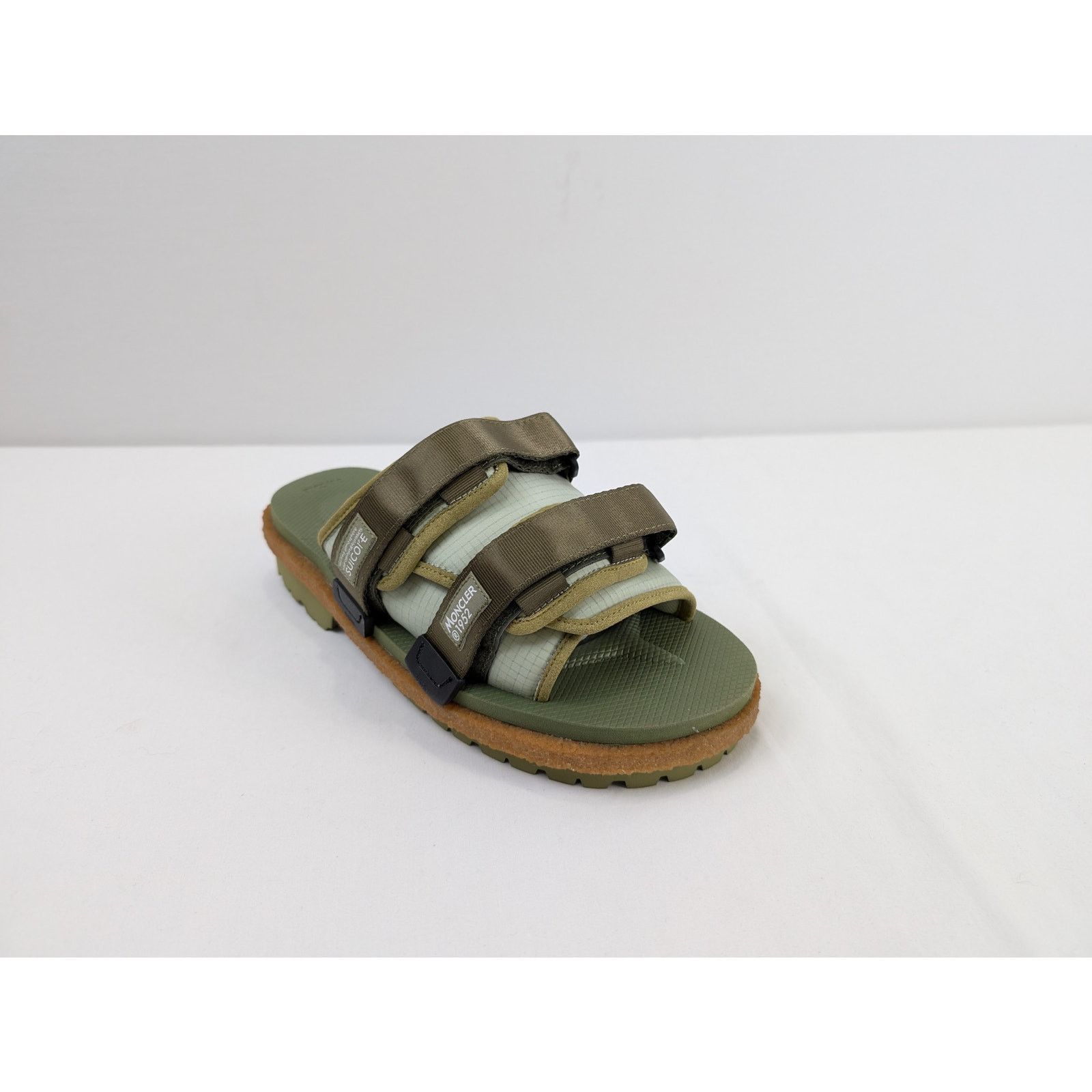 Moncler × Suicoke o1rshd1 Q:2 / Slide Slippers in Green Size US 8 / EU 41 - 3 Thumbnail
