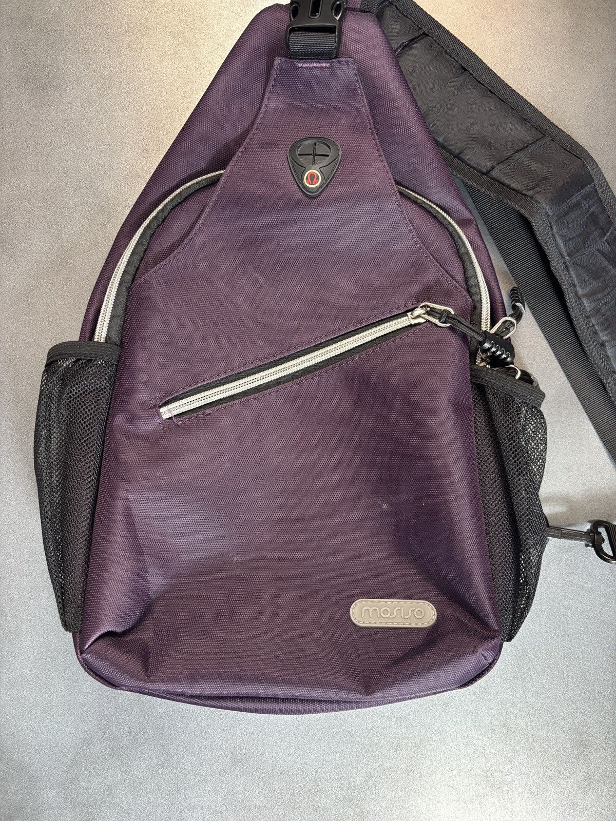 Vintage 2000s Vintage Nylon Crossbody Messenger Plum Purple Prada Size ONE SIZE - 12 Thumbnail