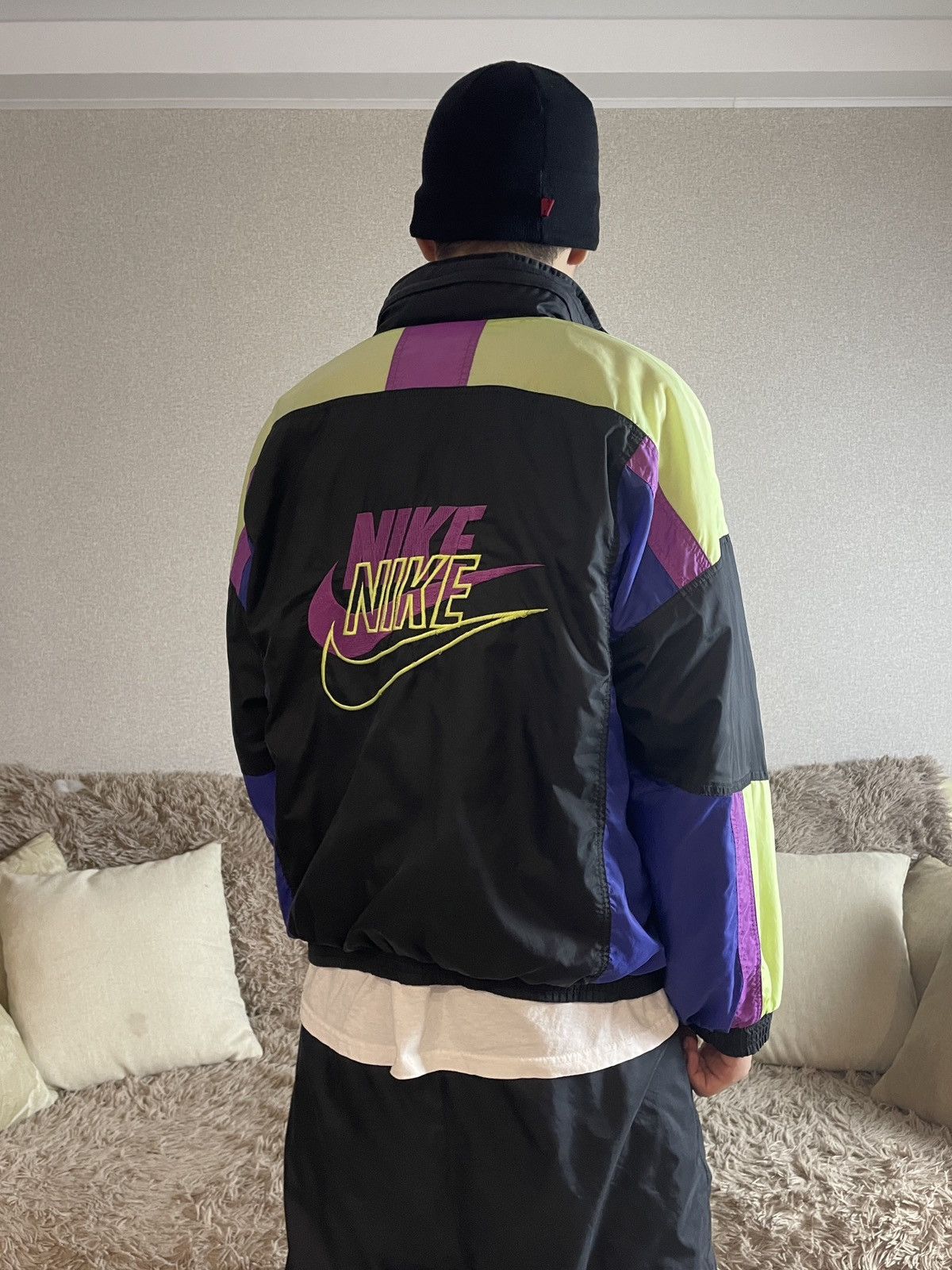 Nike 💧NIKE 90s 3in1 Bundle Nylon Tracksuit Pants + 2 Jackets S-M Size US 30 / EU 46 - 2 Thumbnail