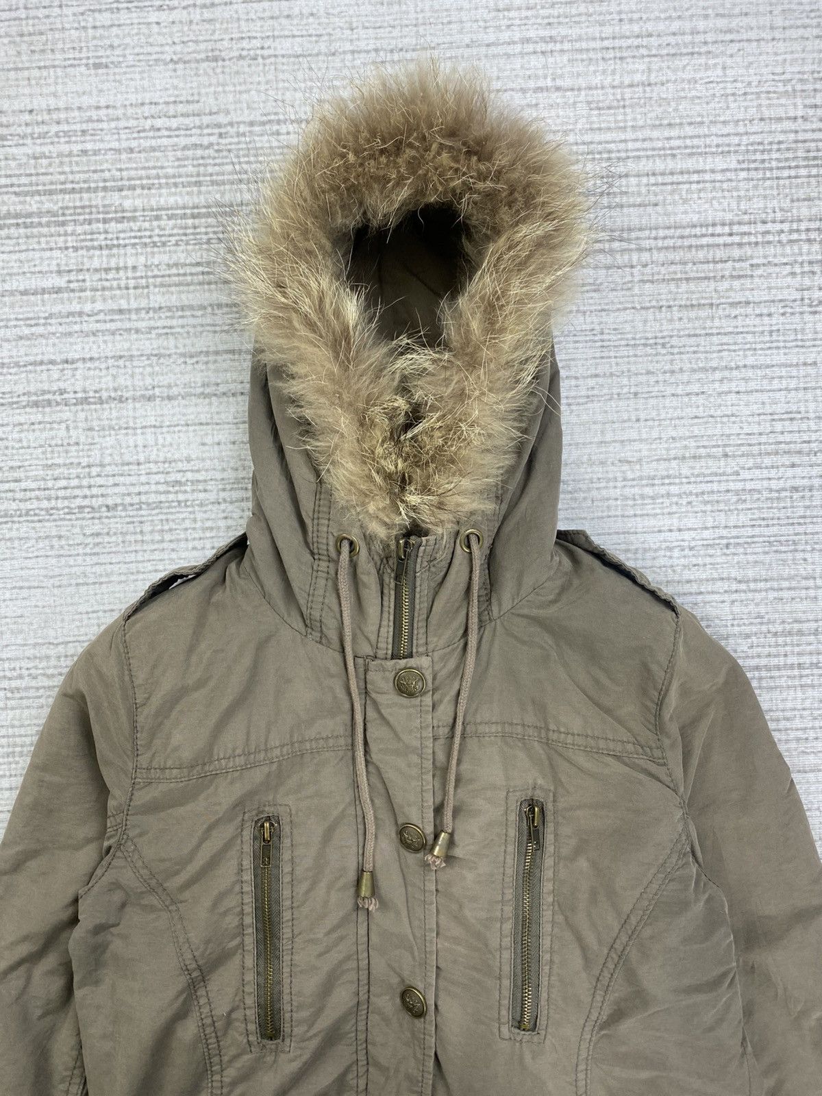 Japanese Brand × Vintage Vintage Album LGB Style Racoon Faux Fur Hoodie Jacket Size US S / EU 44-46 / 1 - 5 Thumbnail