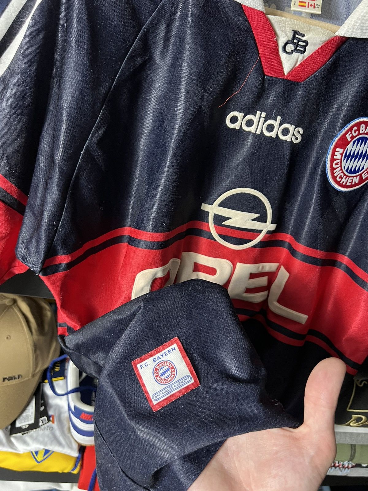 Adidas ⚽️🔥 Bayern Munich Shirt 97/98 Adidas Vintage Jersey Scholl #7 Size US L / EU 52-54 / 3 - 8 Thumbnail