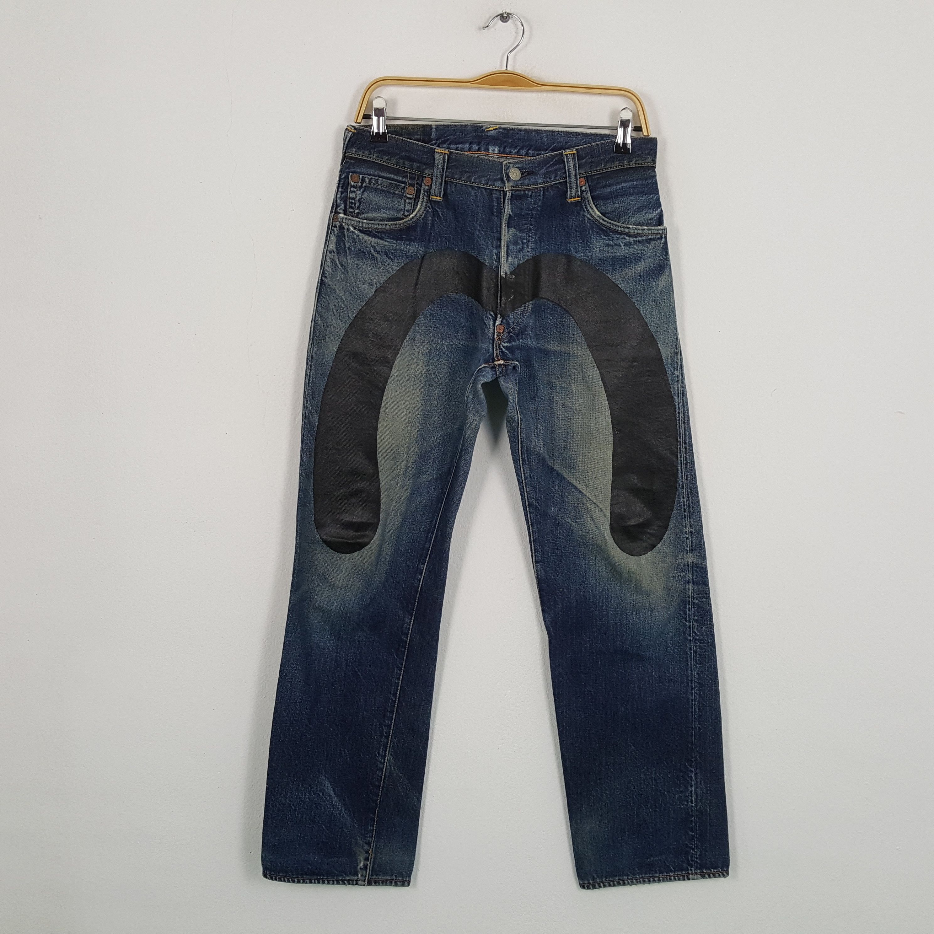 Evisu × Japanese Brand × Vintage Vintage EVISU Japanese Brand Daicock Custom Design Jeans Size US 29 - 1 Thumbnail