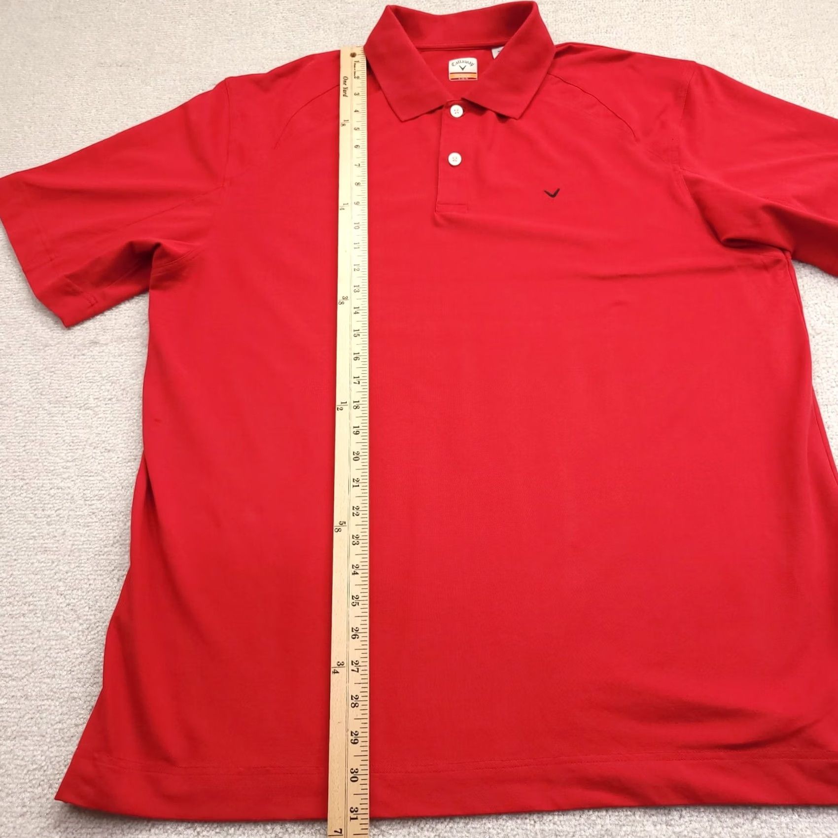 Callaway Callaway Golf Polo Shirt Mens XL Red C-Tech Short Sleeve NOTE Size US XL / EU 56 / 4 - 4 Thumbnail