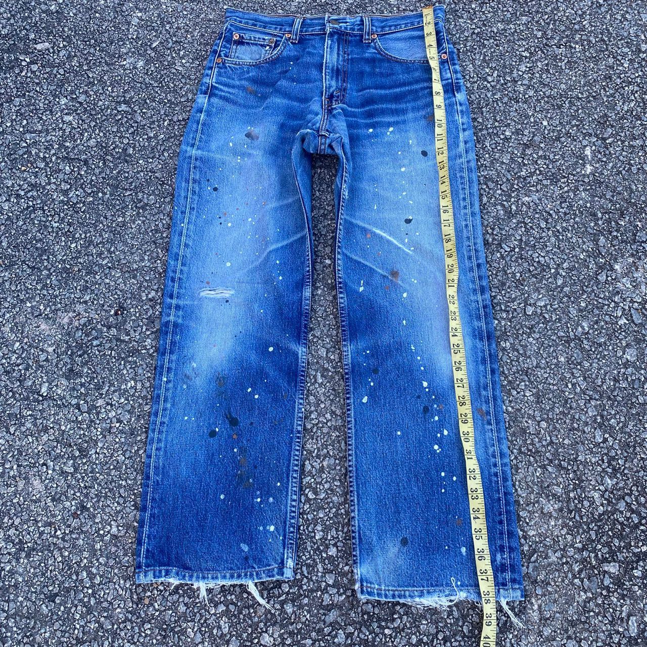 Levi's Vintage Levis 508 Dot Colour Distressed Denim Size US 31 - 3 Thumbnail