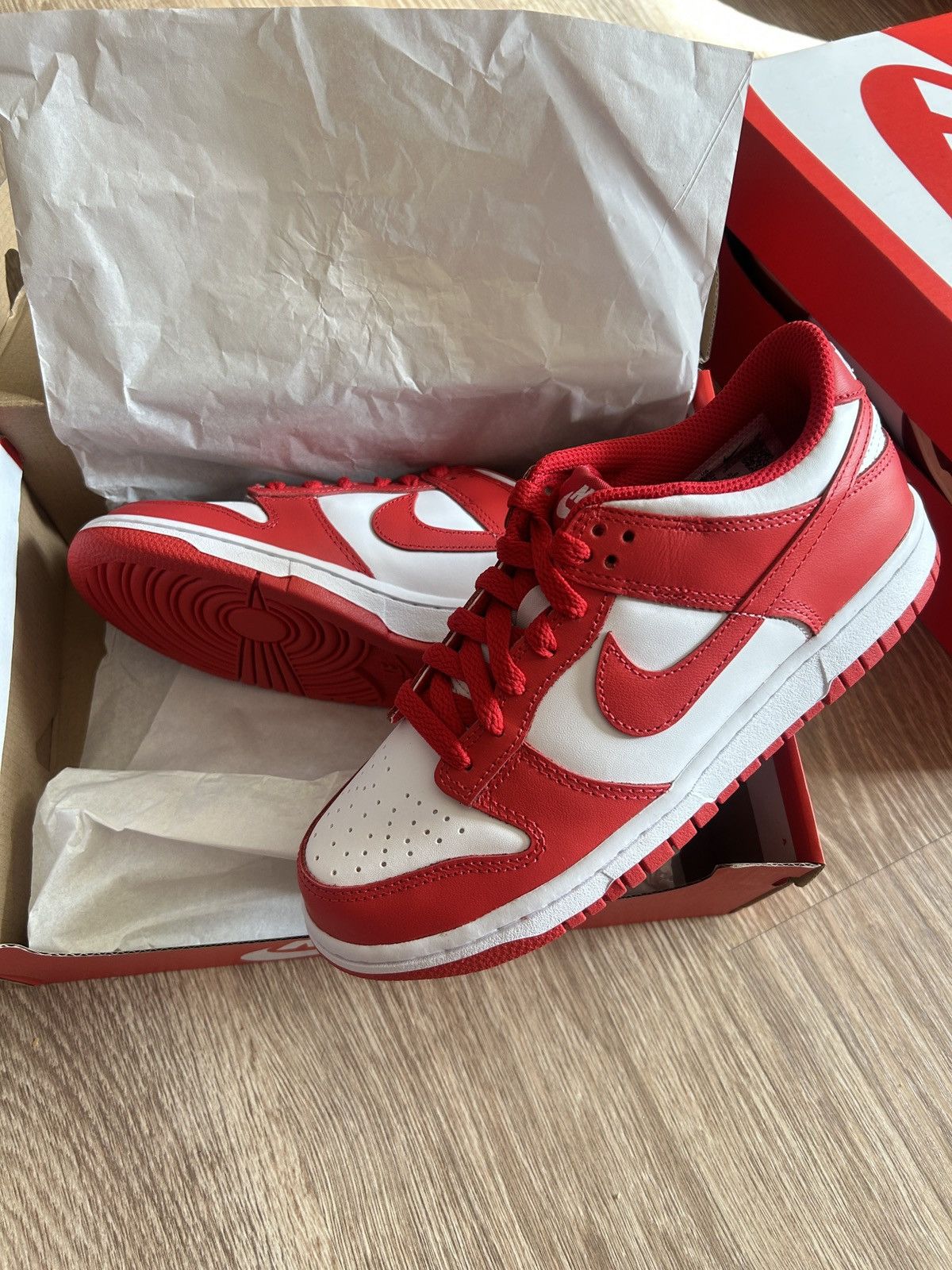 Nike Nike Low Dunk University Red Size US 7.5 / IT 37.5 - 4 Thumbnail