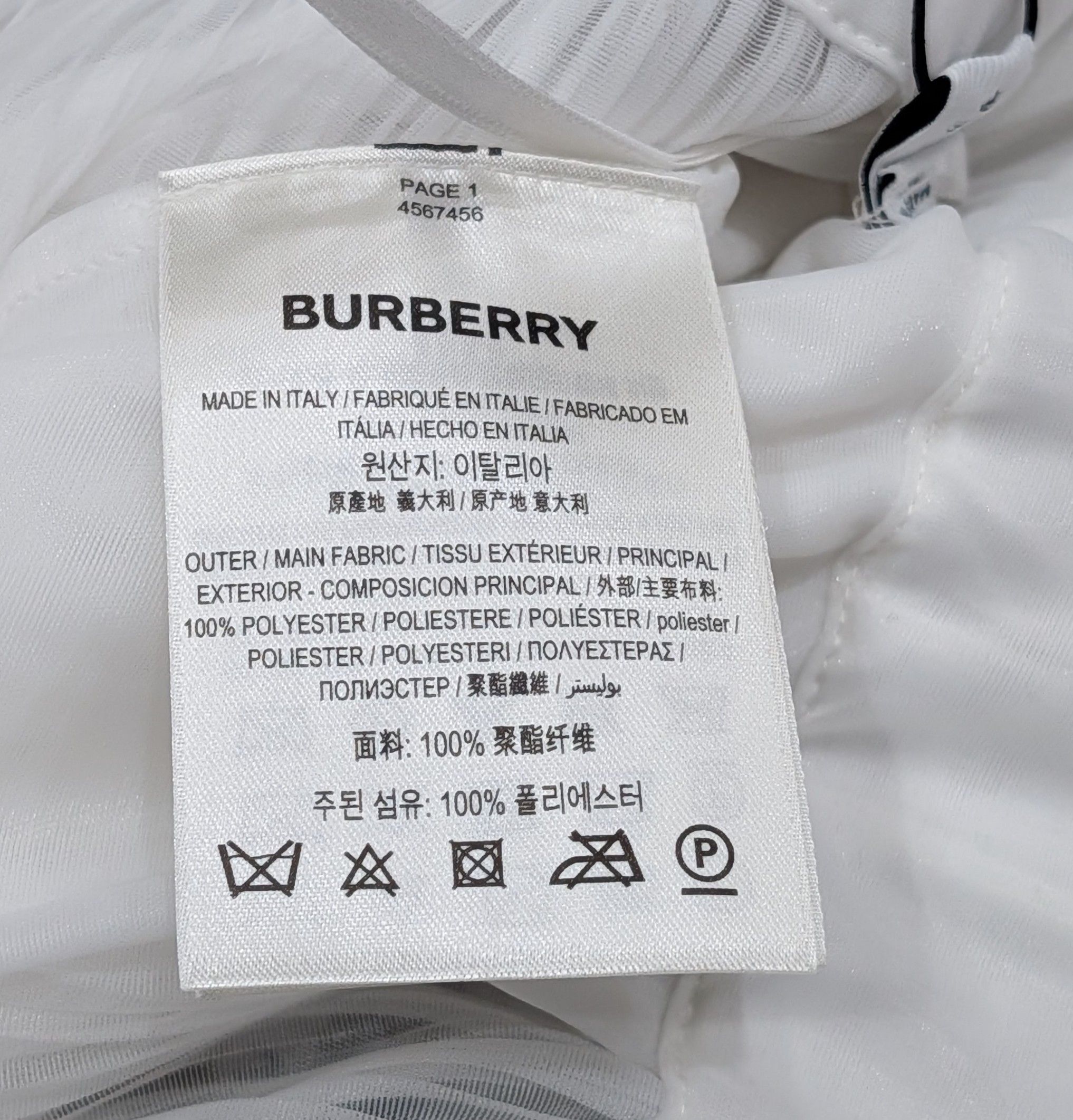 Burberry Burberry Marine Sketch Sheer Shorts White Small Size US 30 / EU 46 - 5 Thumbnail