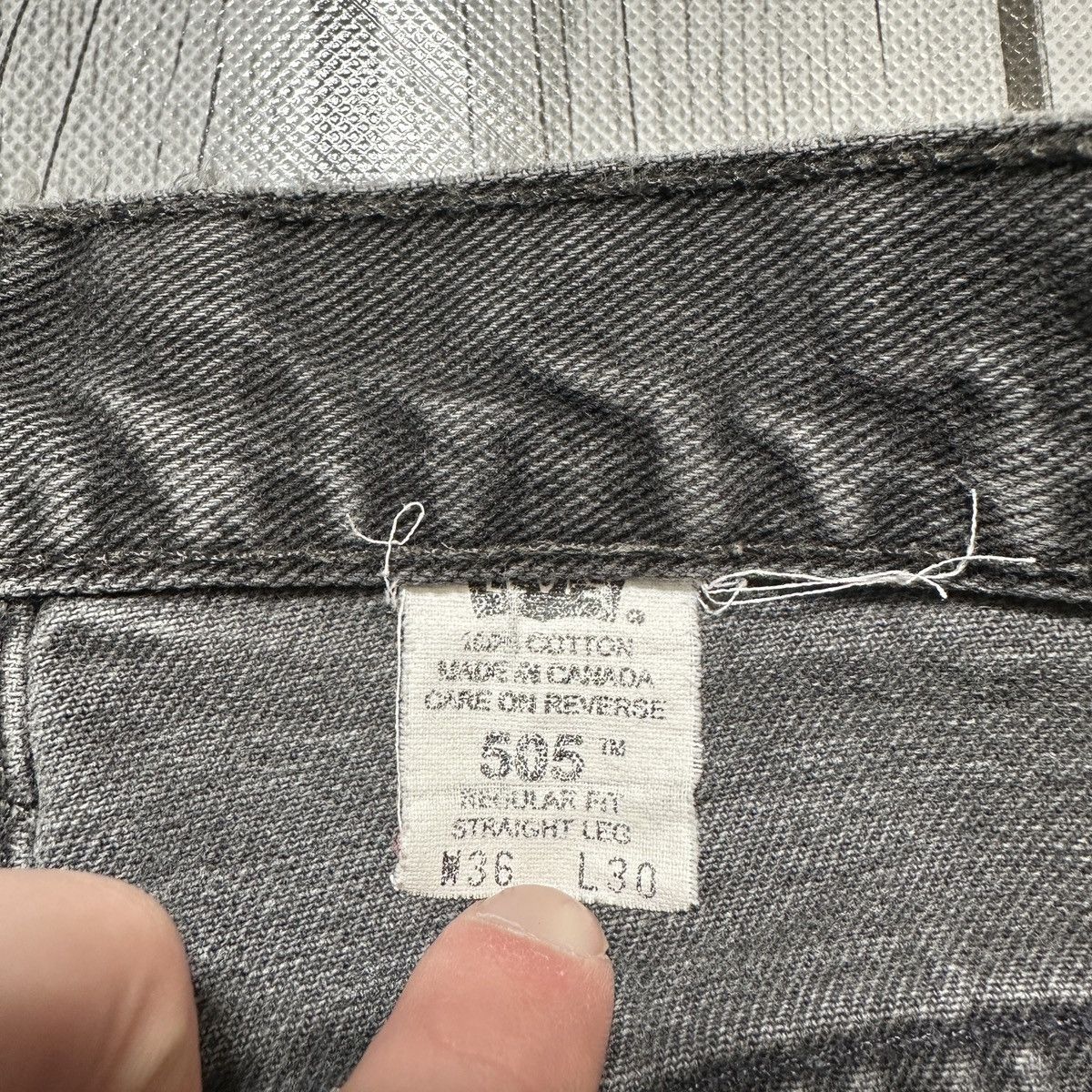 Levi's Vintage Levi’s 505 jeans Size US 36 / EU 52 - 4 Thumbnail