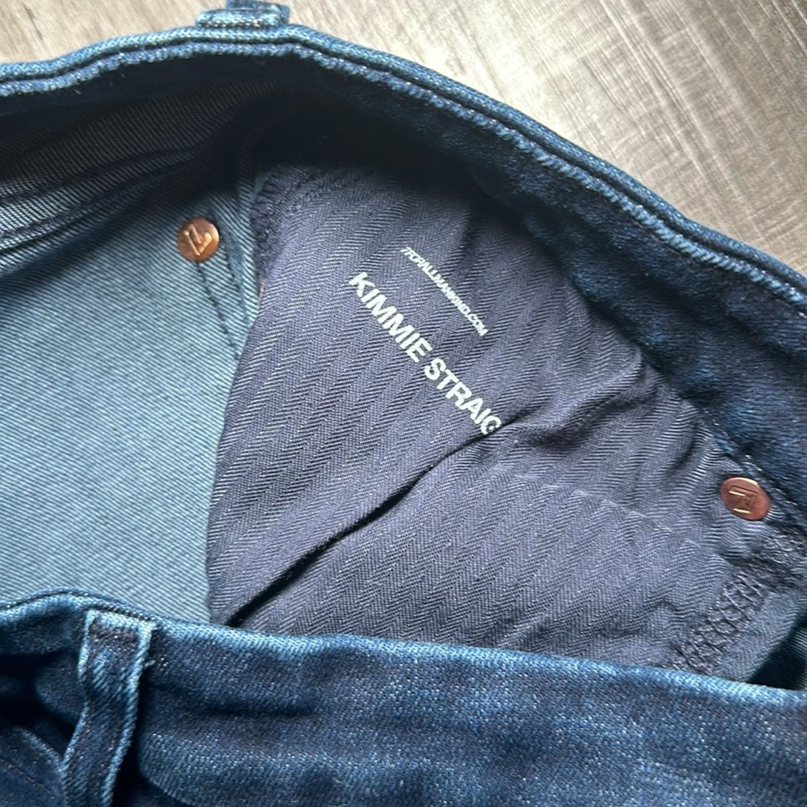 7 For All Mankind 7 For All Mankind Kimmie Straight Jeans - 28 Size 28" / US 6 / IT 42 - 7 Thumbnail