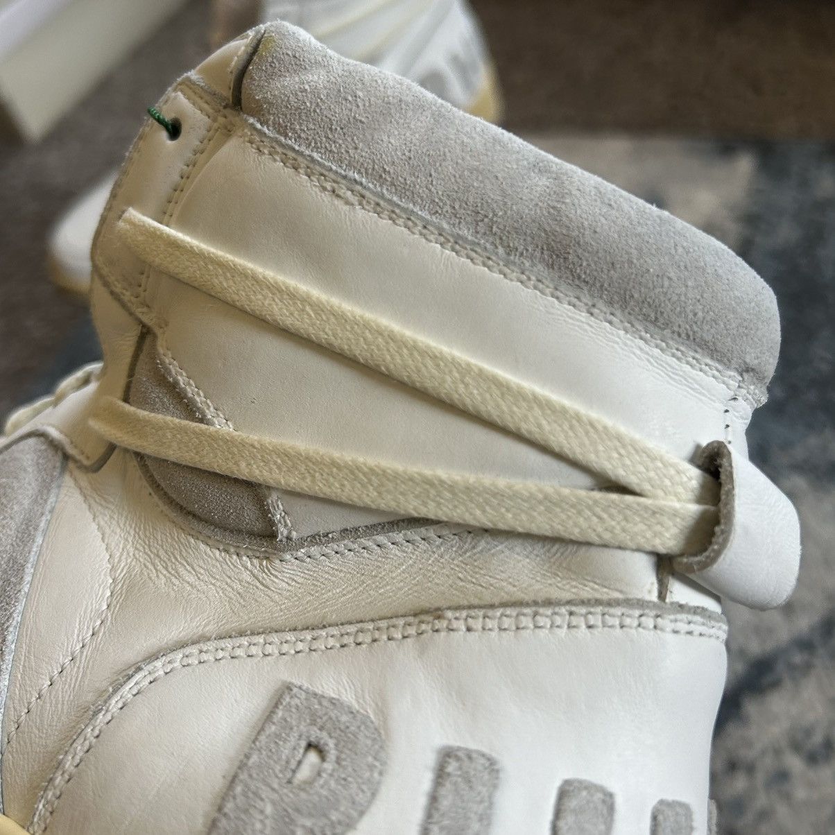 Rhude RHUDE RHECESS Hi WHiTE GREY NATURAL NEUTRAL MADE iN iTALY Size US 9 / EU 42 - 5 Thumbnail