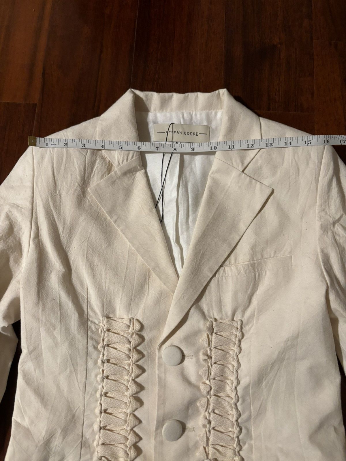 Stefan Cooke Stefan Cooke SS20 Corset Blazer Size 36S - 6 Thumbnail