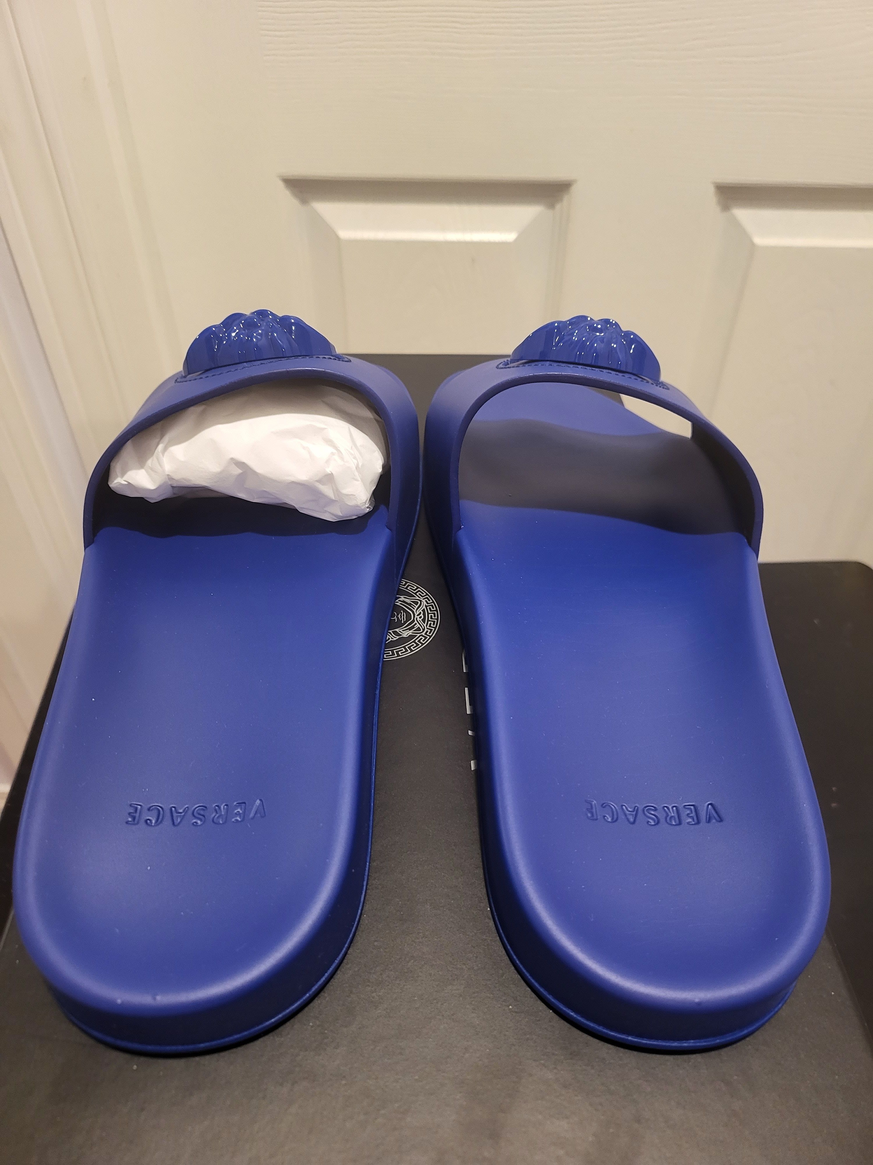 Versace Le Medusa Leather Slides Size US 8 / EU 41 - 7 Thumbnail