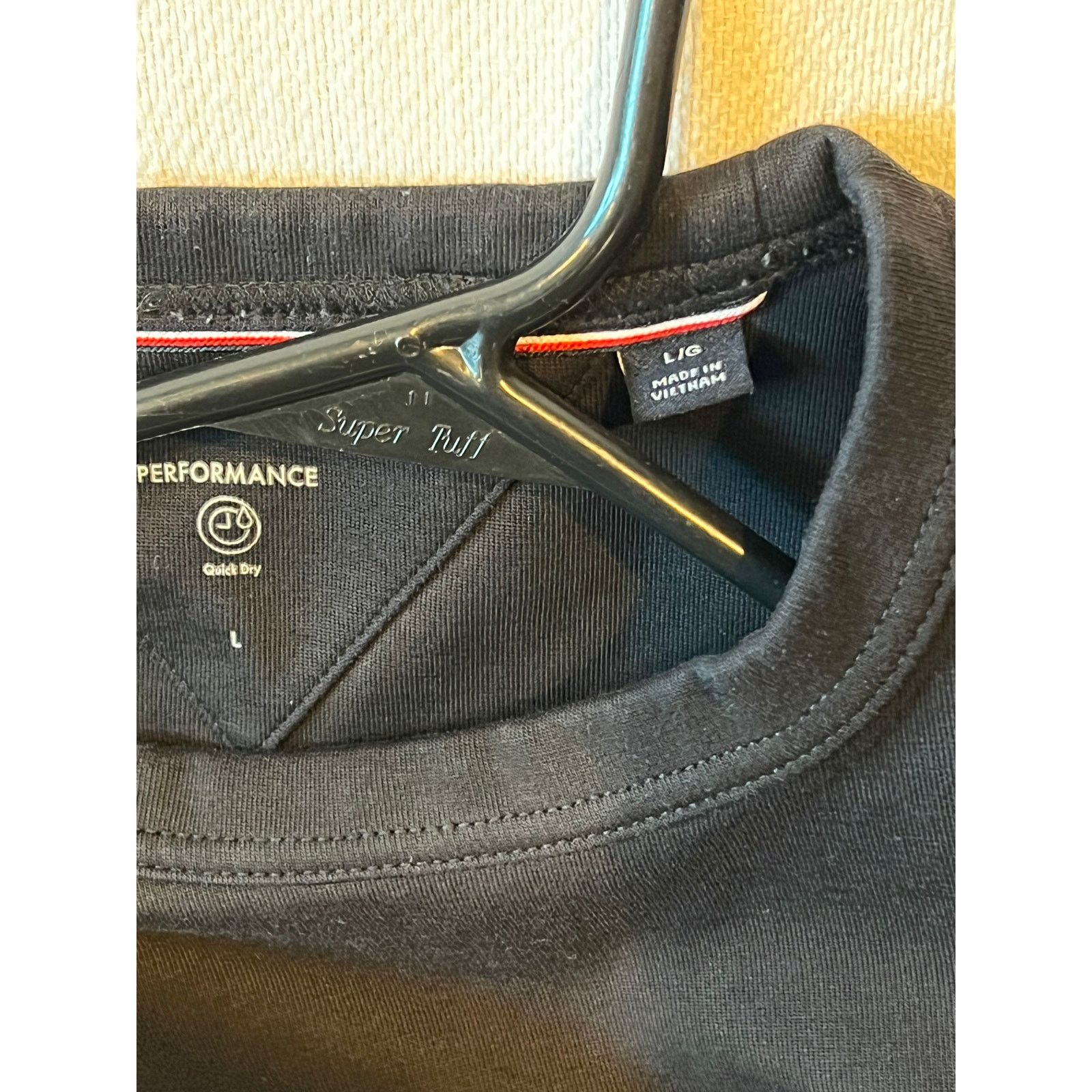 Tommy Hilfiger Tommy Hilfiger Crewneck Black Performance Sweatshirt Mens L Size US L / EU 52-54 / 3 - 4 Thumbnail