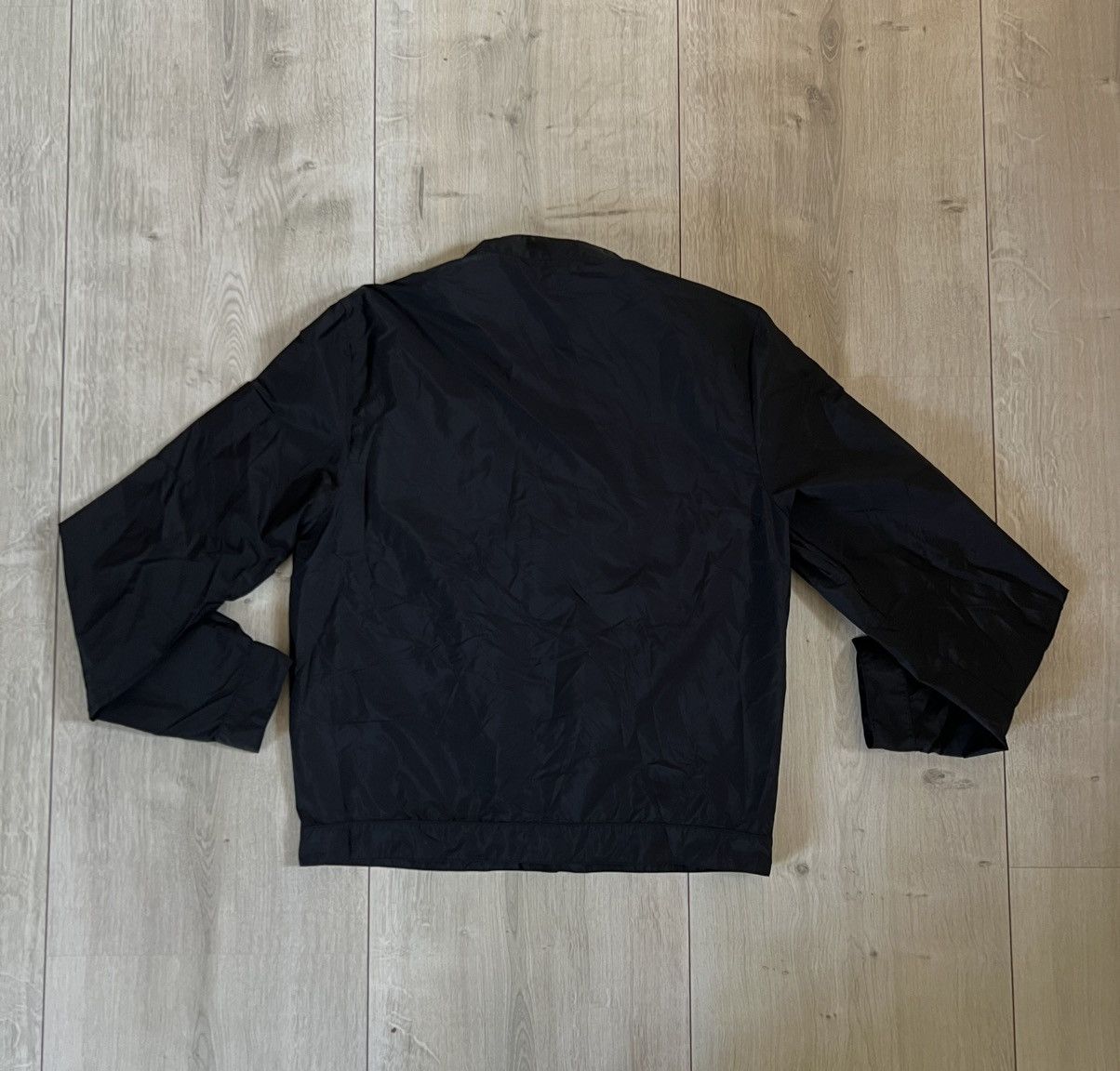 Prada Prada Milano SS2018 Black Light Nylon Burgundy Strip Size US M / EU 48-50 / 2 - 8 Thumbnail