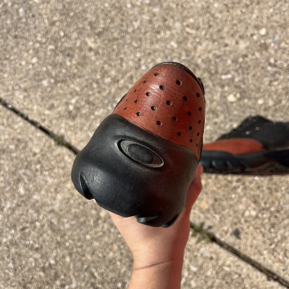 Oakley × Vintage 90s Rare Oakley Leather Derby Shoes Size US 12.5 / EU 45-46 - 5 Thumbnail