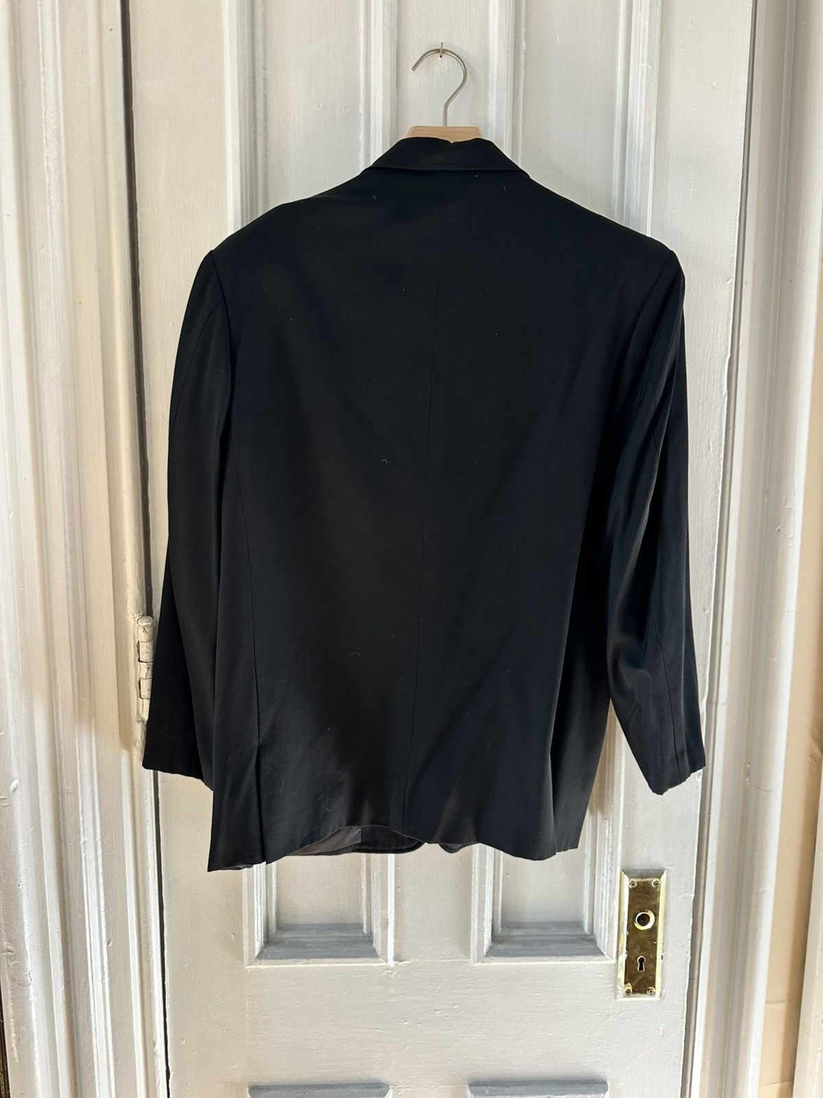 Yohji Yamamoto Yohji Yamamoto Wool Oversized Blazer Size 40S - 2 Thumbnail
