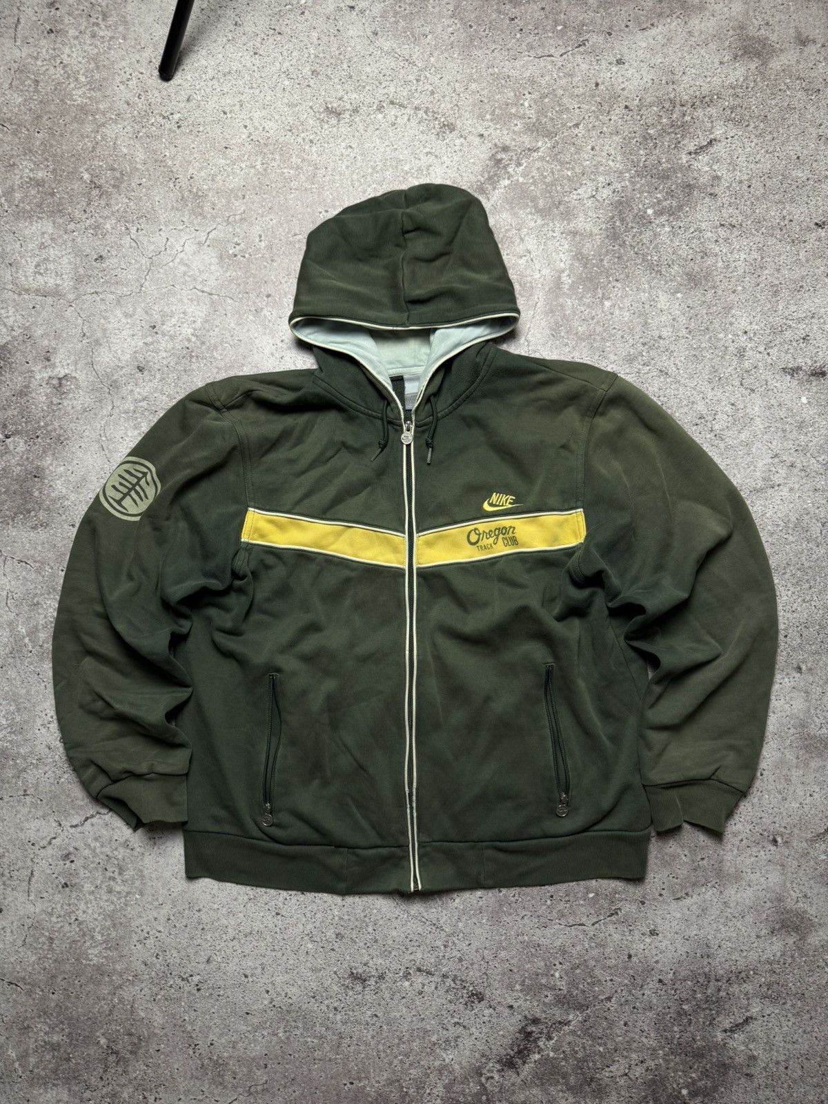 Nike Vintage Nike Oregon Zip Hoodie 90s y2k Size US L / EU 52-54 / 3 - 1 Thumbnail
