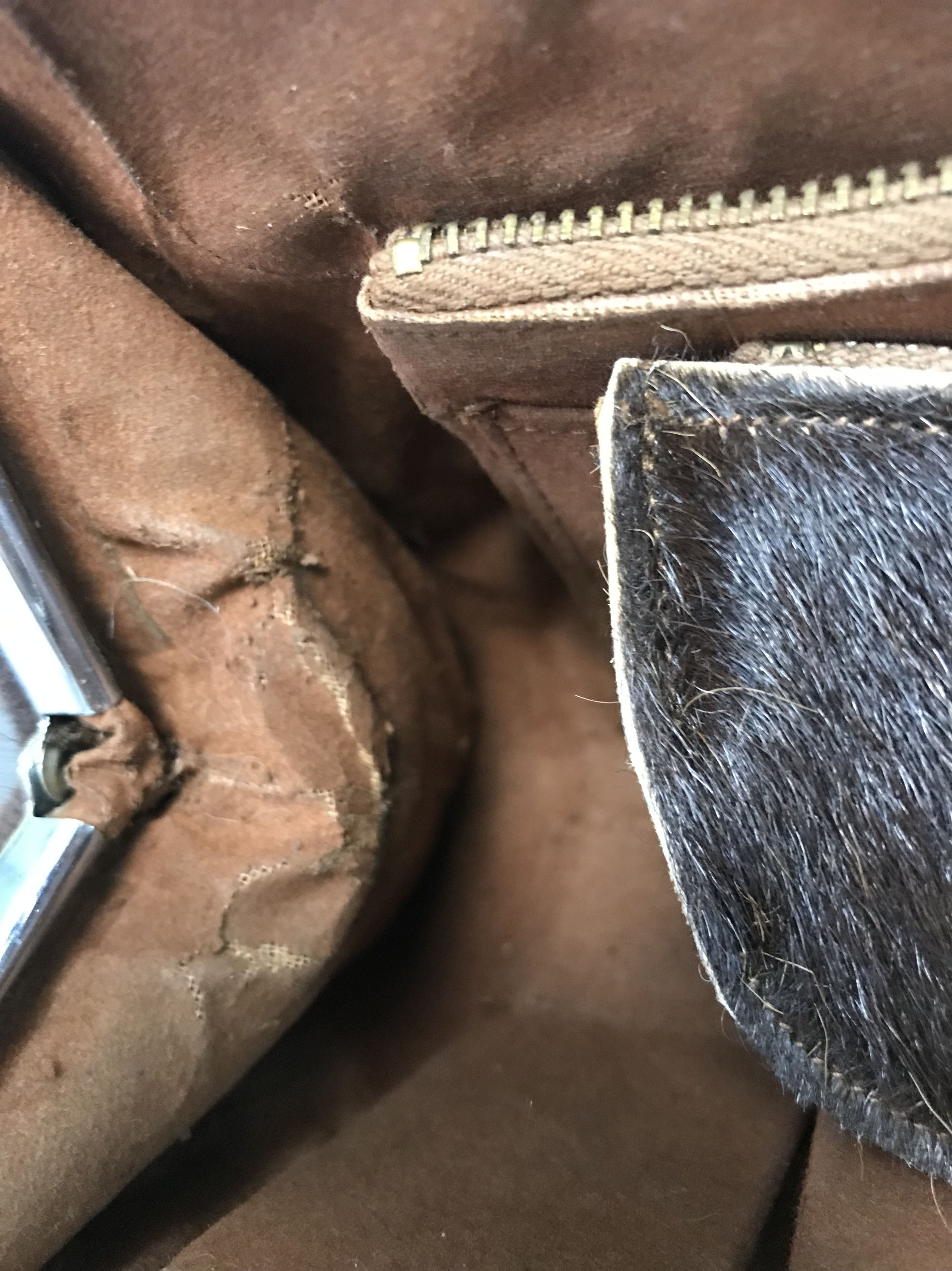 Hysteric Glamour × If Six Was Nine × Japanese Brand Vintage Cowhide Fur Tote Bag Size ONE SIZE - 8 Thumbnail