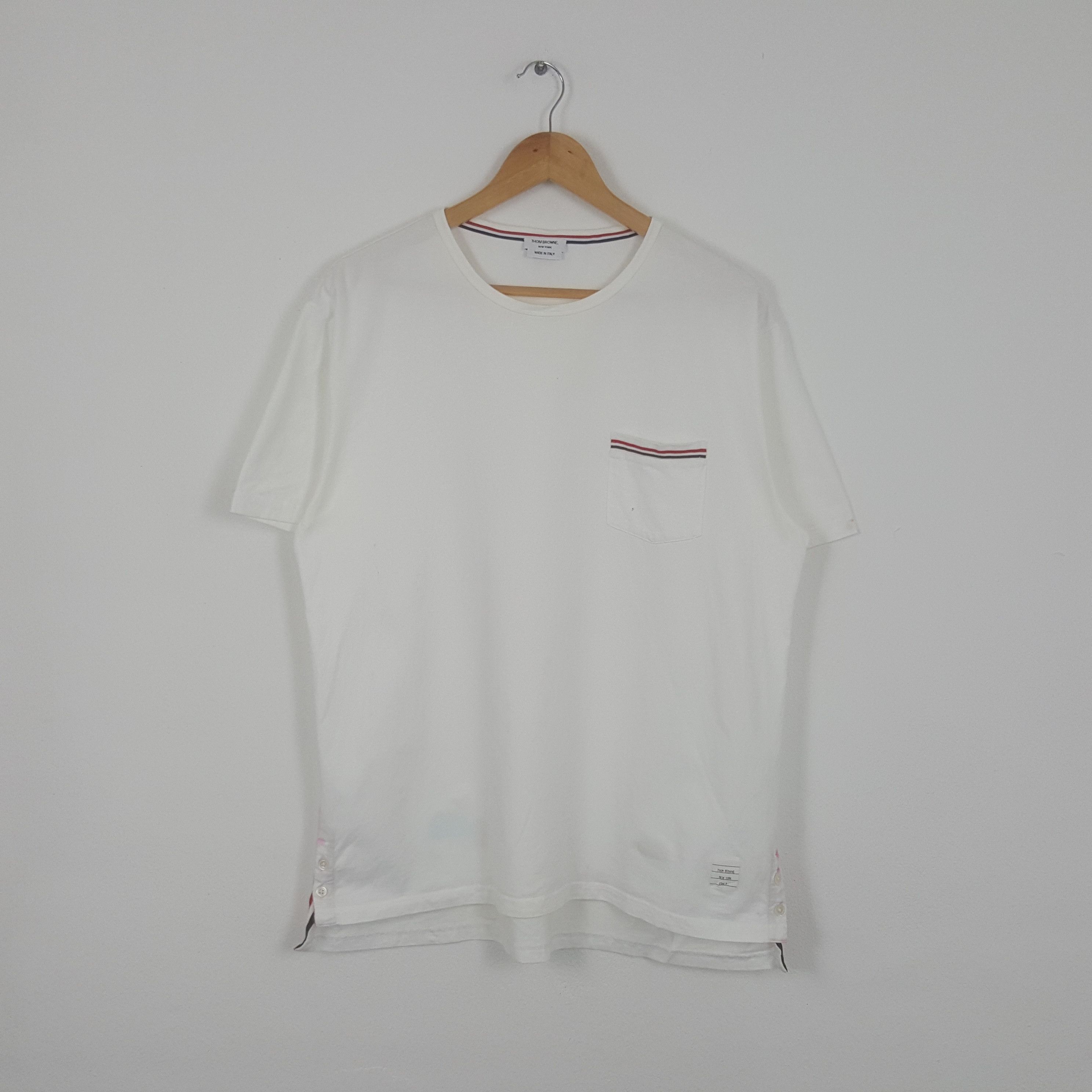 Thom Browne Vintage Thom Browne Luxury Brand Designer Tshirt Size US L / EU 52-54 / 3 - 1 Thumbnail