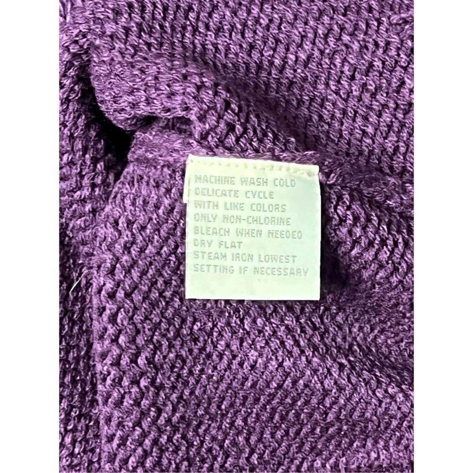 Other Erika Purple Button Up Cardigan Sweater SMALL NWT Academia Size S / US 4 / IT 40 - 7 Thumbnail