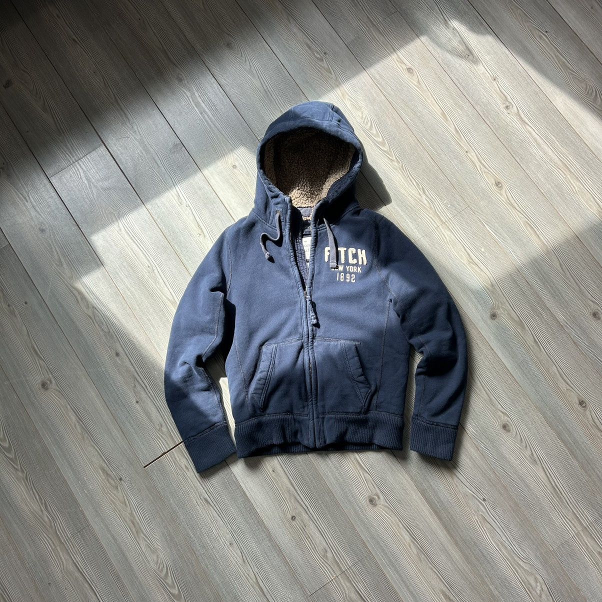 Abercrombie & Fitch Vintage Y2K Abercrombie& Fitch Wolf Heavy Zip Hoodie Jacket Size US M / EU 48-50 / 2 - 3 Thumbnail