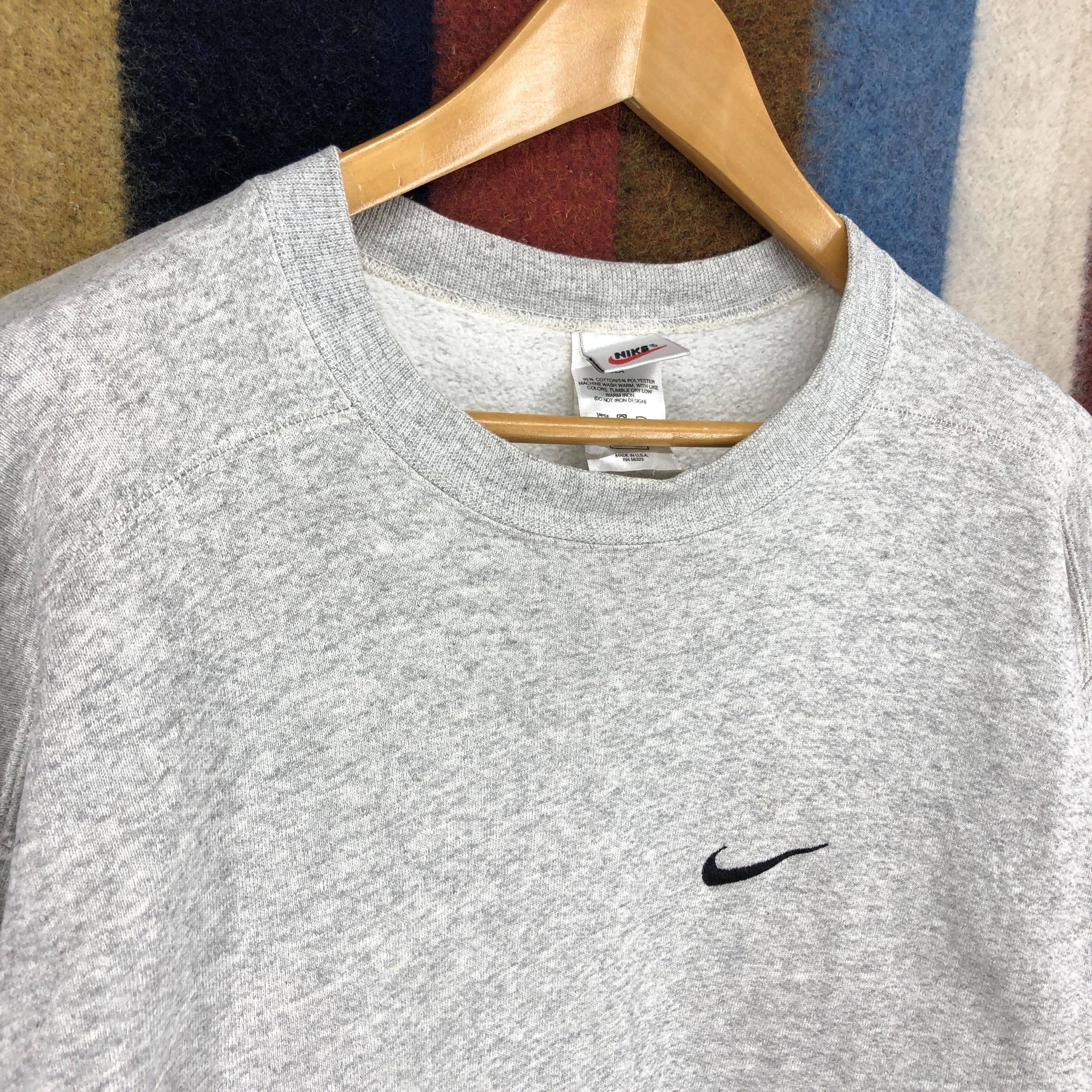 Nike 90s Vintage NIKE SILVER LABEL Sweatshirt #0682/AD Size US M / EU 48-50 / 2 - 2 Thumbnail