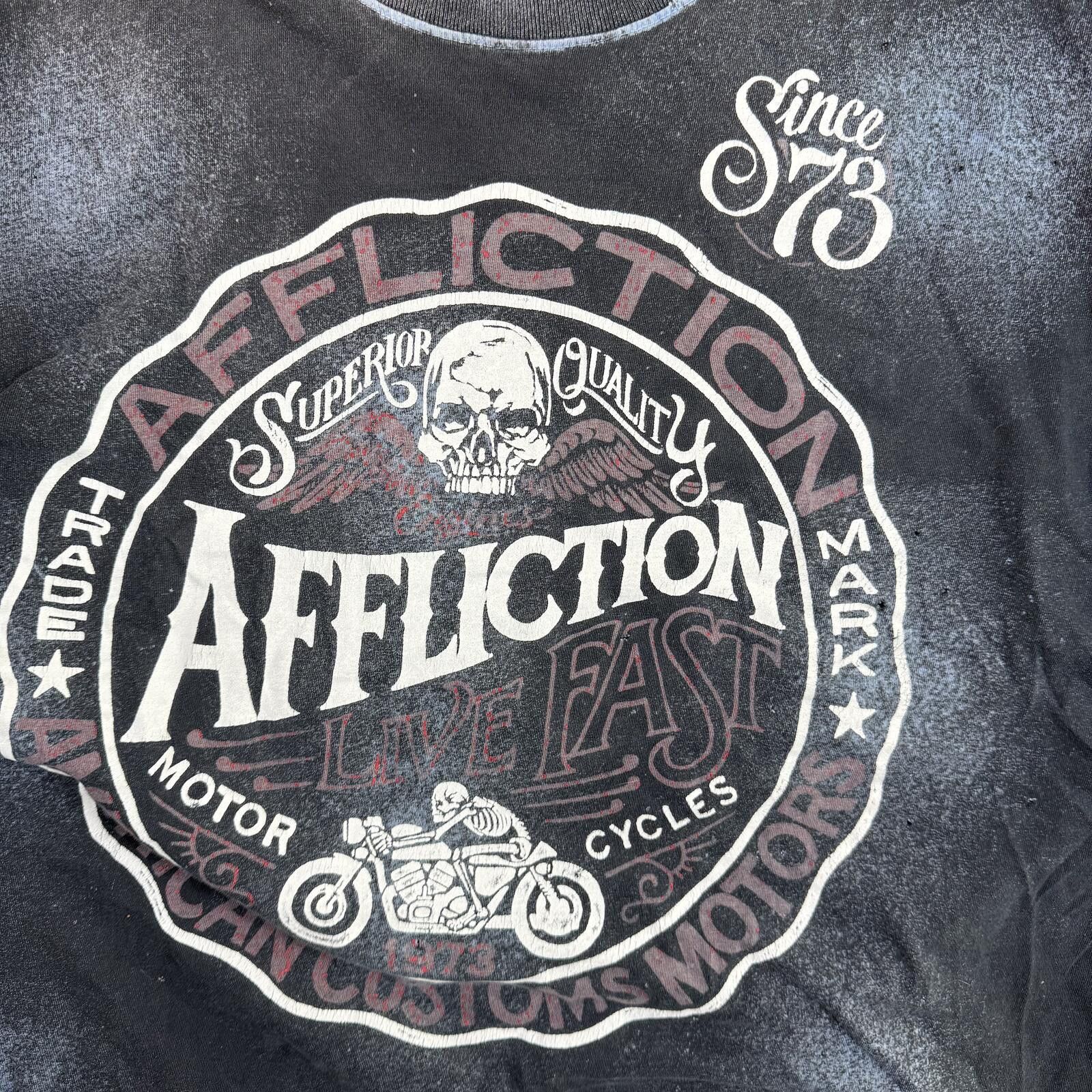 Affliction Y2K Affliction American Customs T Shirt 2XL Size US XXL / EU 58 / 5 - 2 Thumbnail