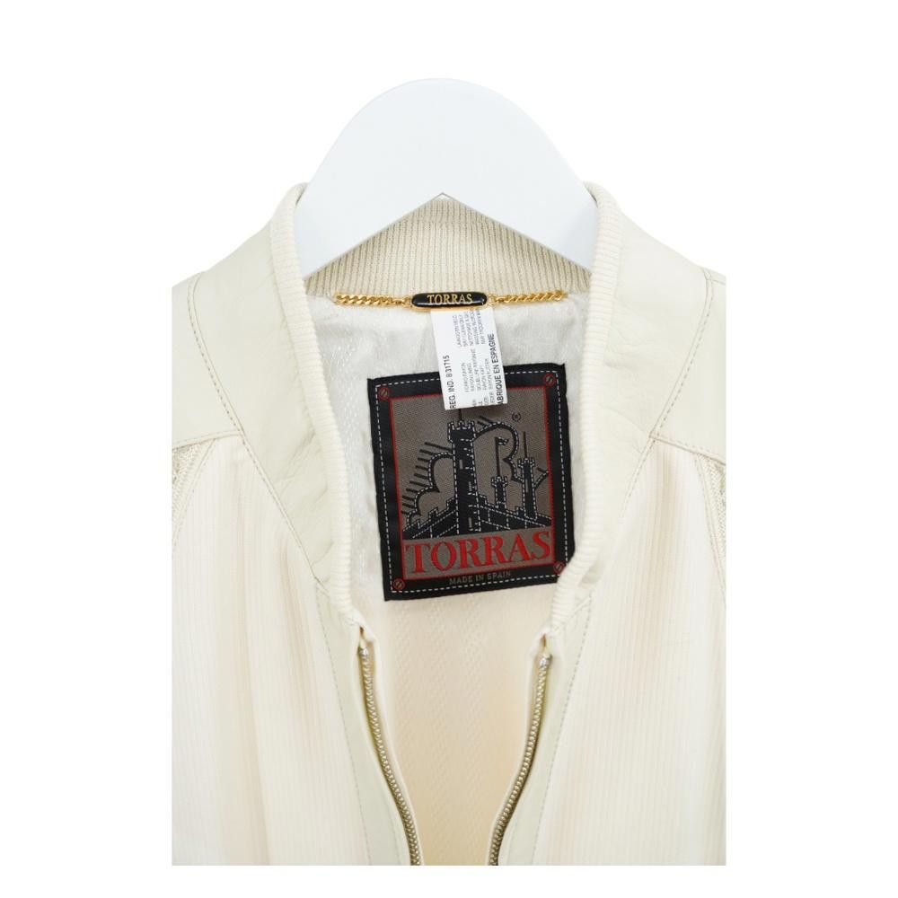 Designer Torras Ivory Leather Jacket Size S Size S / US 4 / IT 40 - 4 Thumbnail