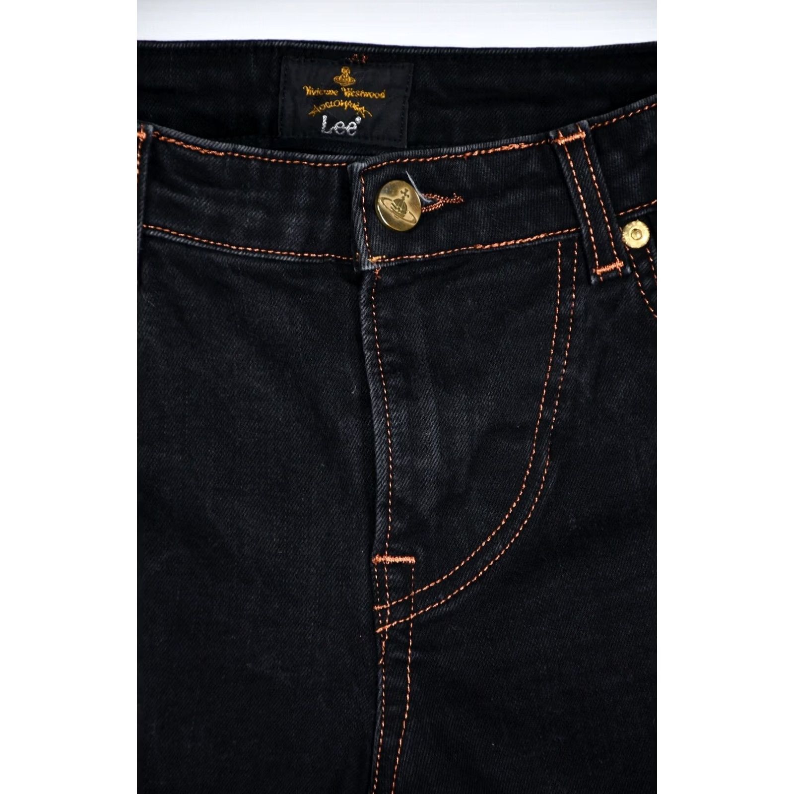 Vivienne Westwood VIVIENNE WESTWOOD x LEE Embroidered Logo Black Skinny Jeans W32 L33 Womens Womens Size 24" / US 00 / IT 34 - 5 Thumbnail