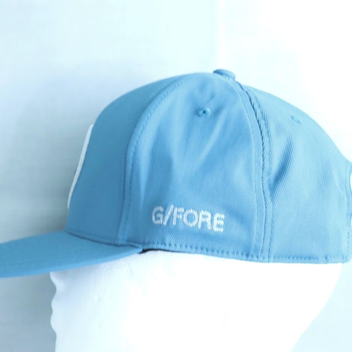 G/FORE G/Fore Circle G's Blue Woven Trucker Snapback Hat Men's OS Size ONE SIZE - 4 Thumbnail