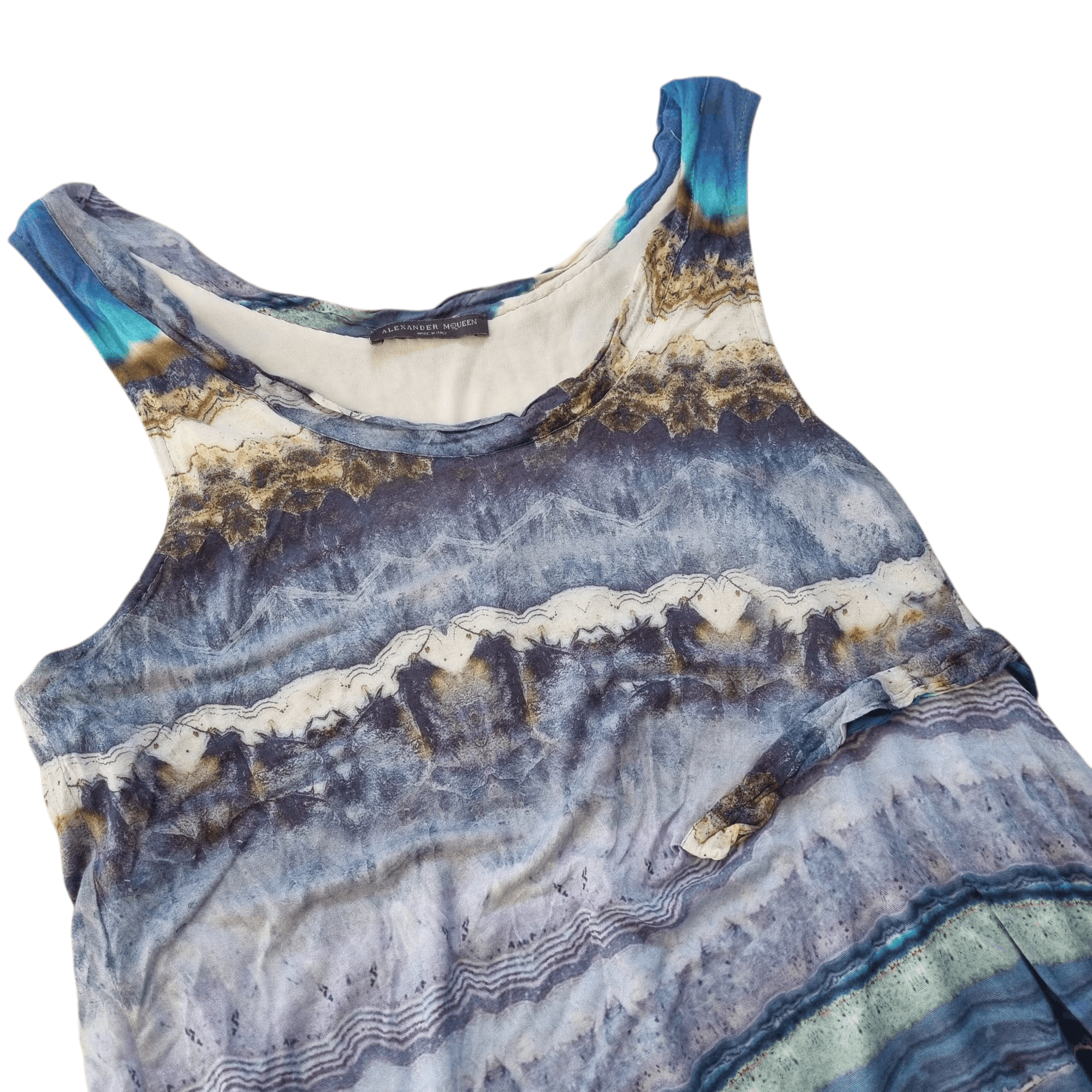 Alexander McQueen Alexander Mcqueen Resort 2010 Agate Geode Print Top Size S / US 4 / IT 40 - 4 Thumbnail