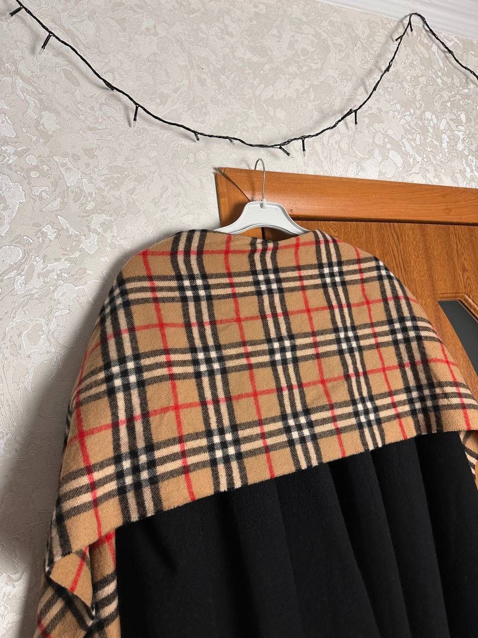 Burberry Burberrys Vintage Nova Check Lambswool Cape Poncho Rare Size ONE SIZE - 11 Thumbnail