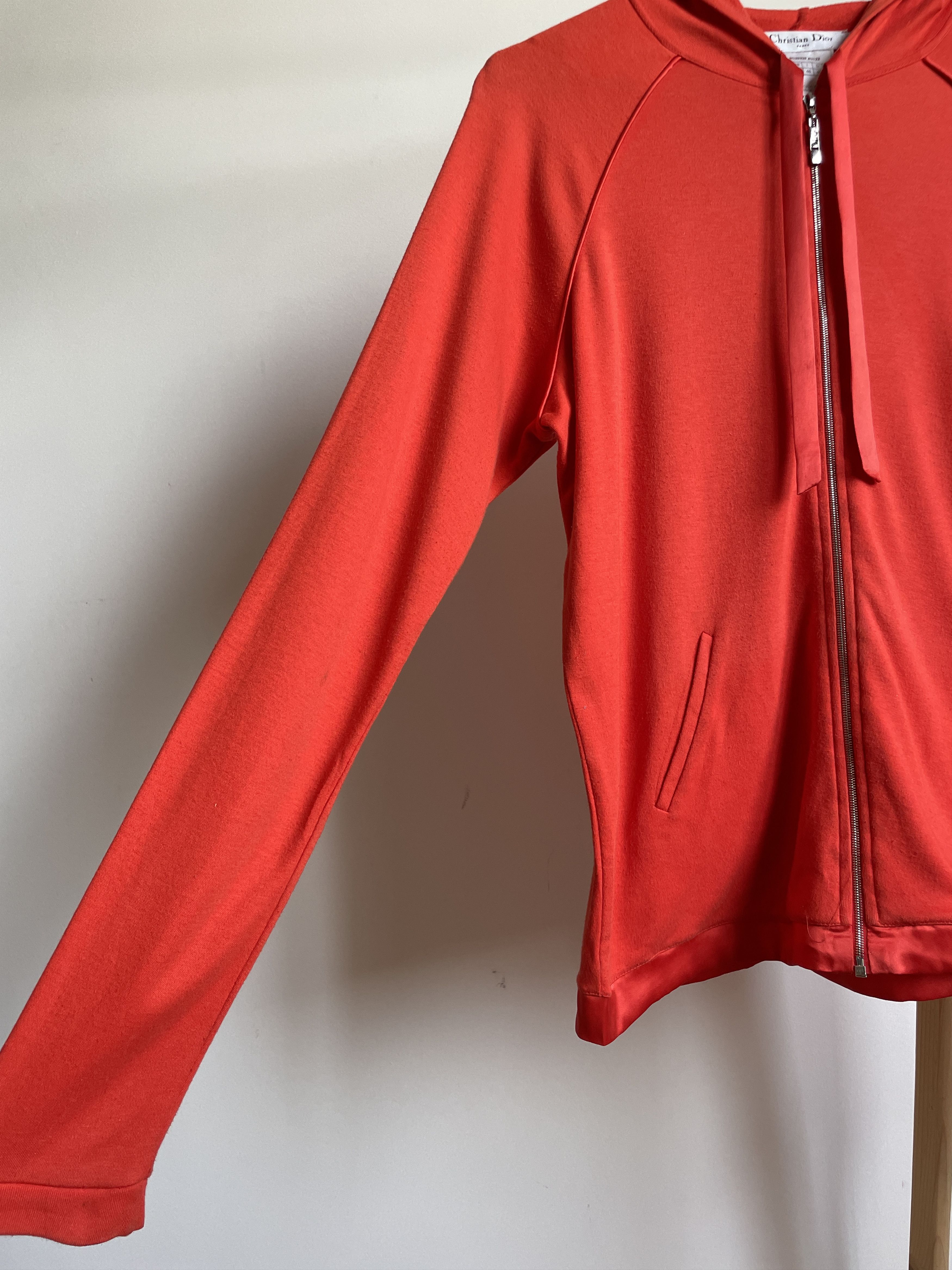 Dior Christian Dior Vintage 90's-00's Womens Zip Hoodie Size L / US 10 / IT 46 - 7 Thumbnail