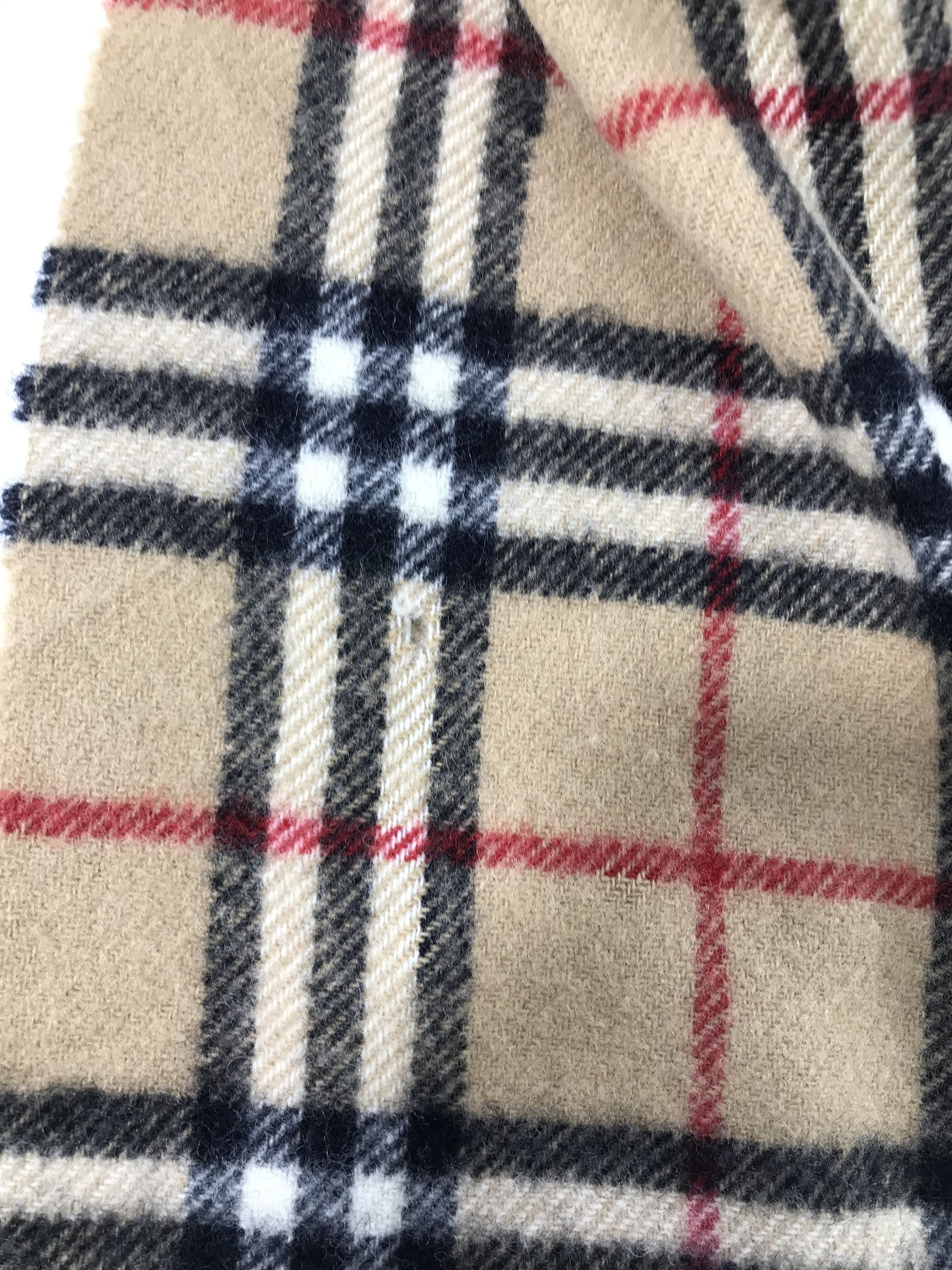 Burberry × Vintage Burberry Scarf / Muffler / Neckwear - WW1377 Size ONE SIZE - 3 Thumbnail