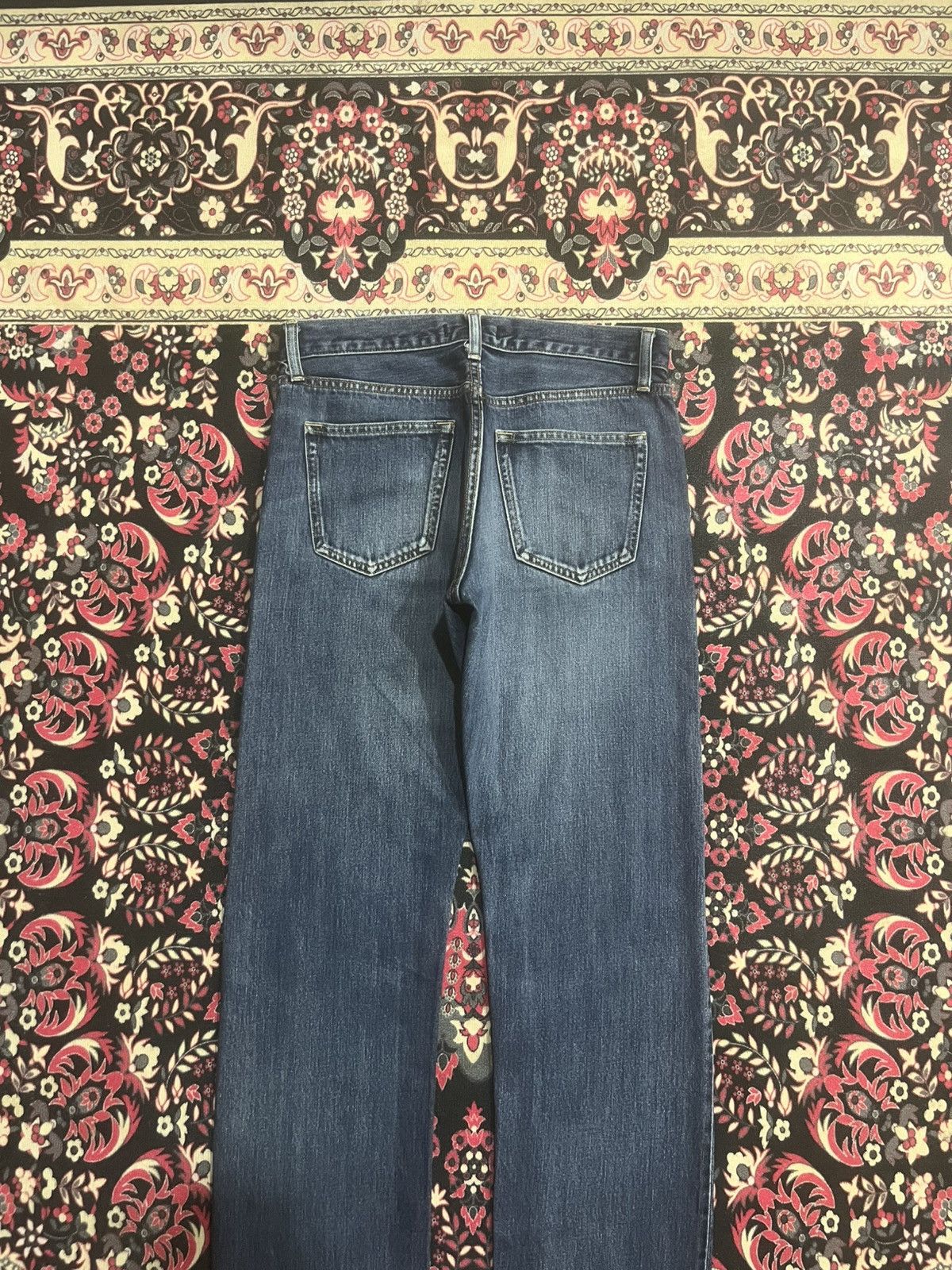 Undercover × Uniqlo Vintage Uniqlo Ocean Blue Washed Regular Selvedge Jeans Size US 30 / EU 46 - 6 Thumbnail