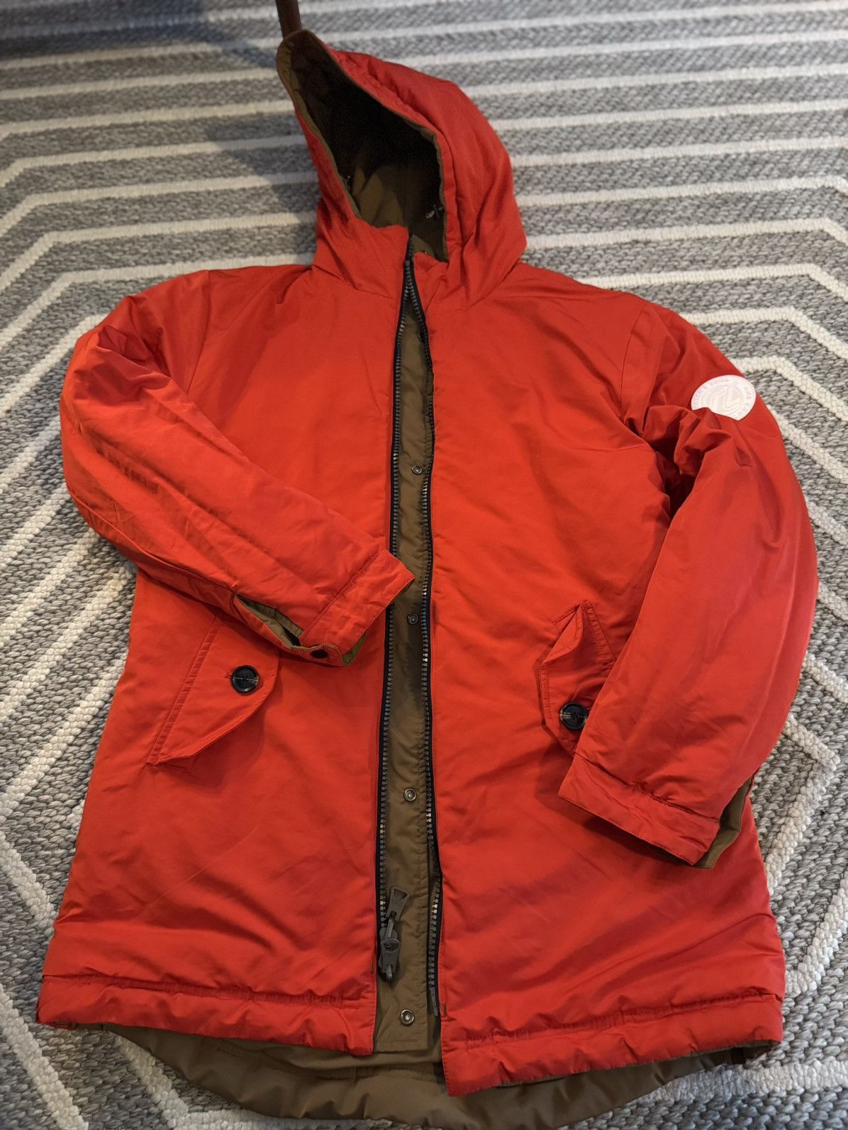 Scotch and soda reversible parka