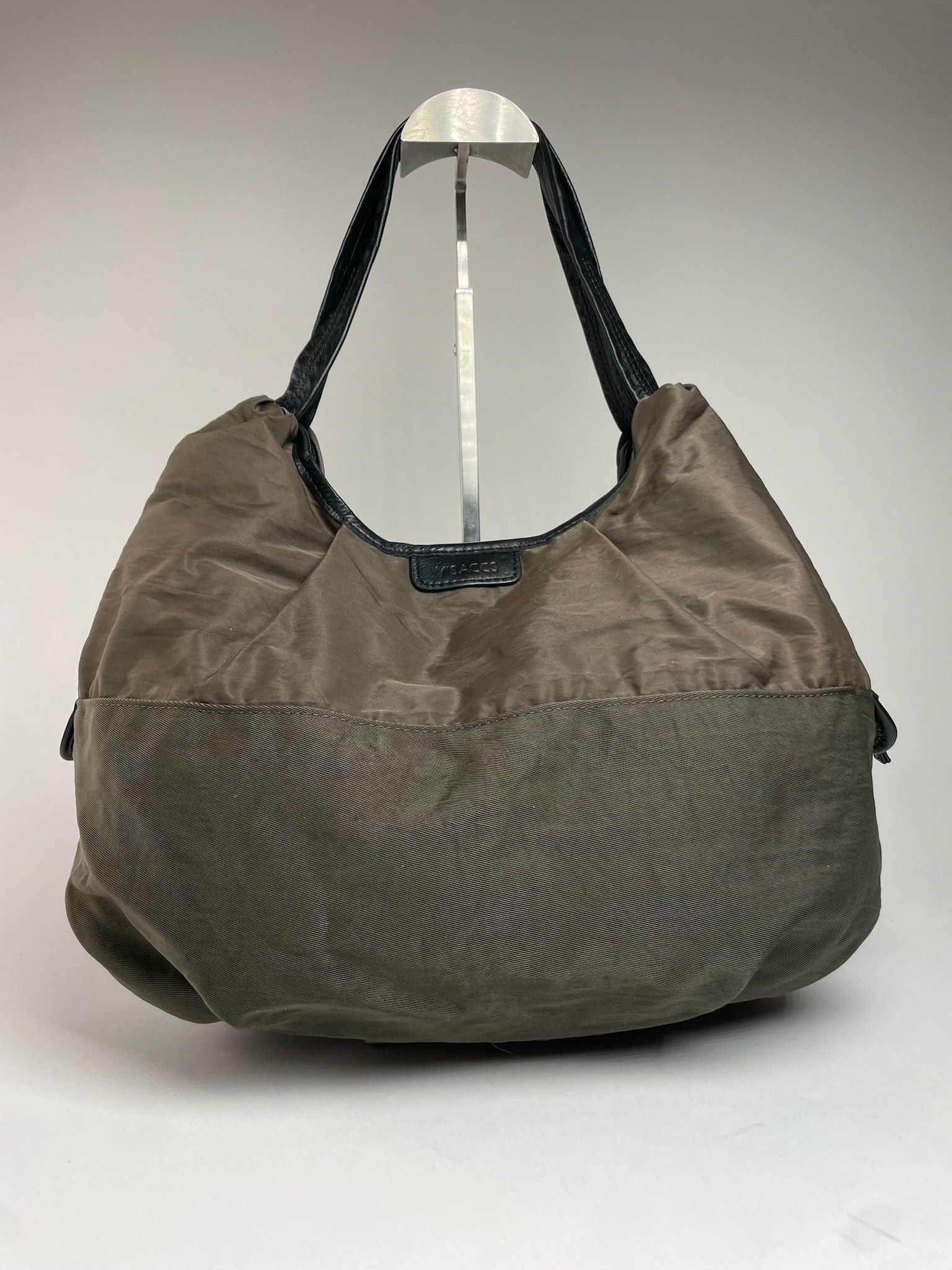 Yohji Yamamoto Vintage Y-Saccs Polyester Leather Handbag Brown Black Size ONE SIZE - 1 Thumbnail