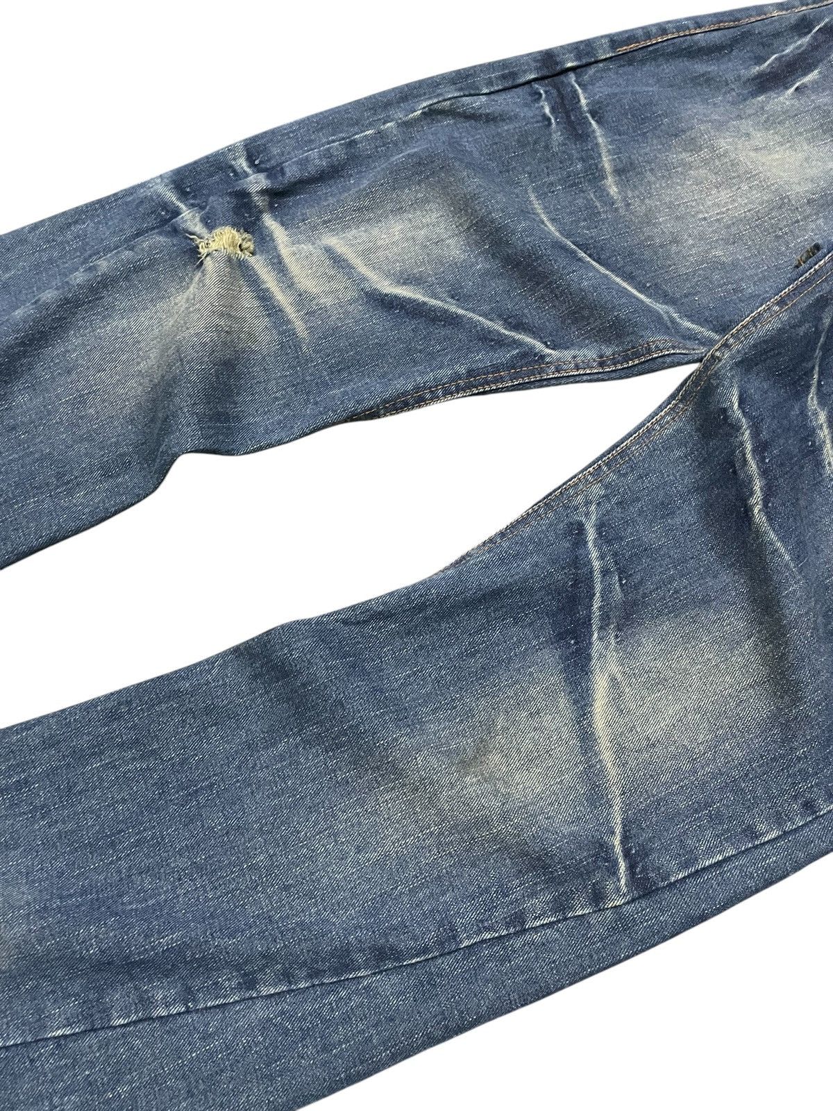 Hysteric Glamour × In The Attic Nylaus Japan Studded & Gems Claws Mark Spiral Flare Jeans Size US 32 / EU 48 - 7 Thumbnail
