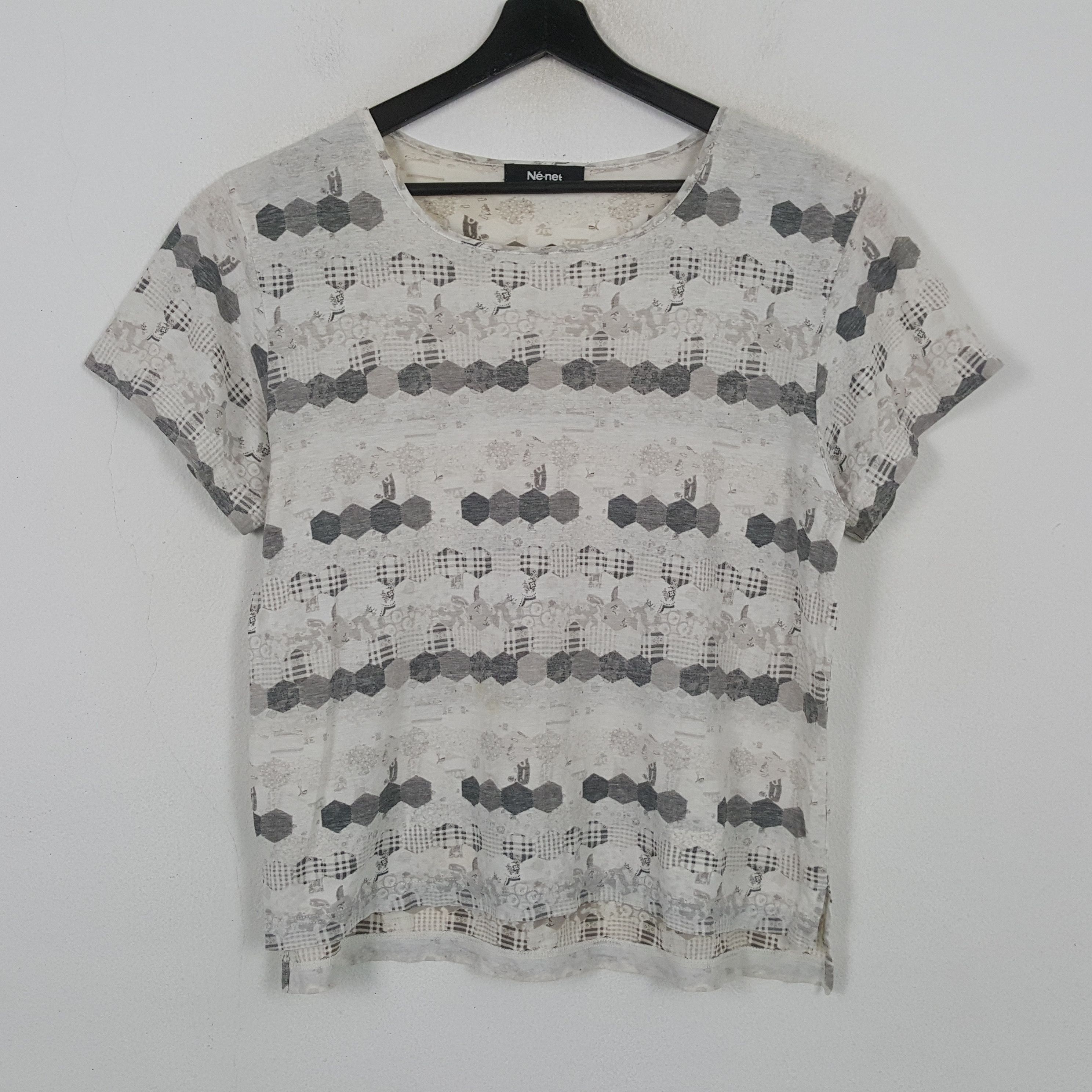 Ne-Net Ne-net by Issey Miyake Japanese Brand Tshirt RR14 Size L / US 10 / IT 46 - 1 Thumbnail