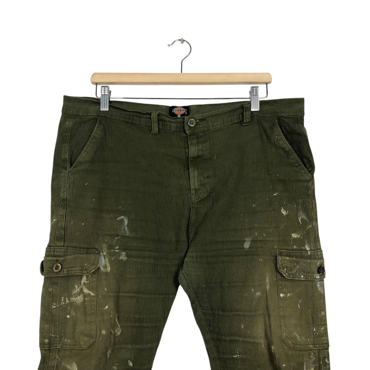 Japanese Brand 🔥VINTAGE WORKER PANTS CARGO PAINT DESIGN DICKIES USA Size US 36 / EU 52 - 5 Thumbnail