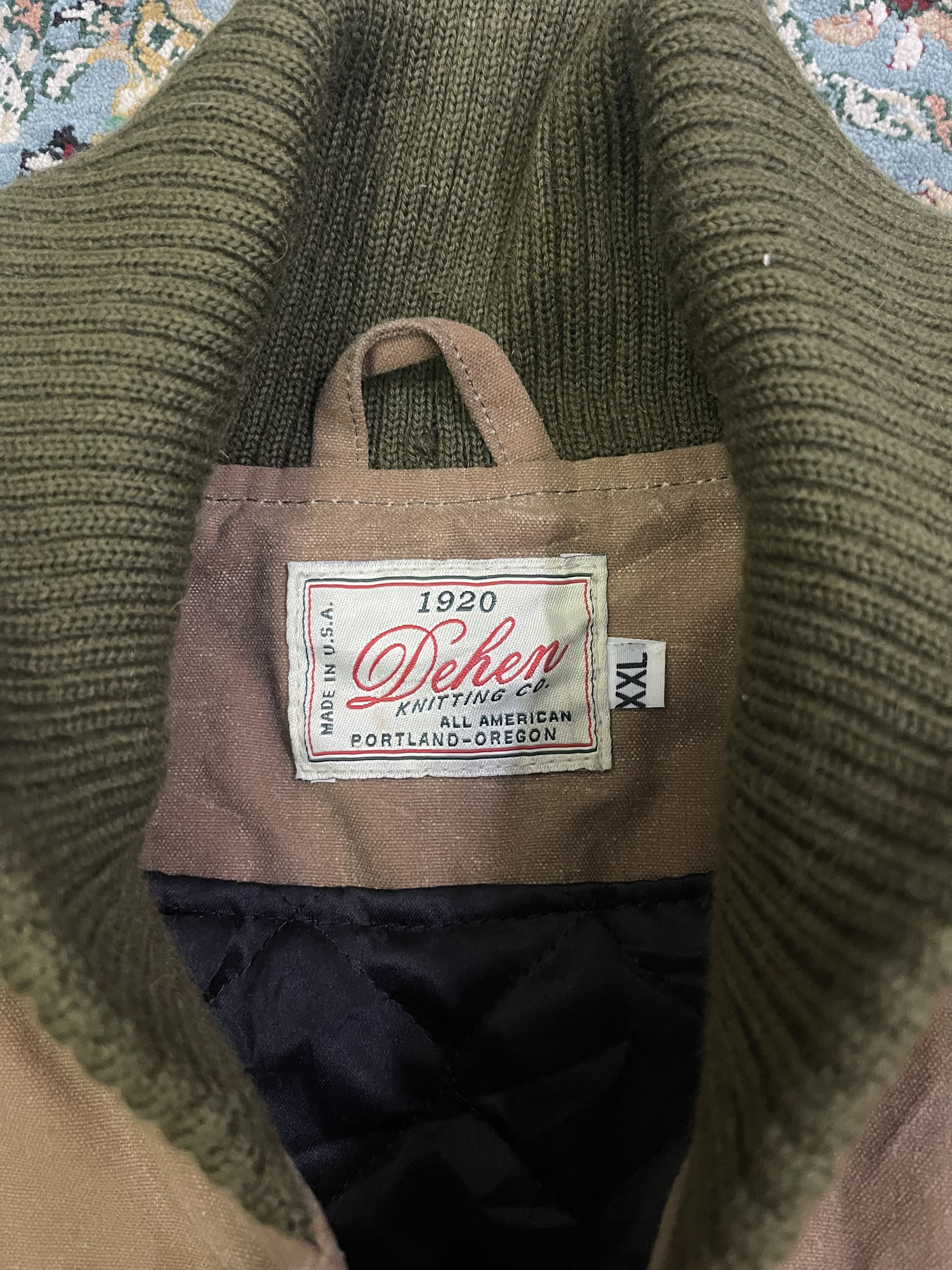 Dehen 1920 Dehen 1920 N-1 Deck Wax Oil Jacket Size US XXL / EU 58 / 5 - 6 Thumbnail