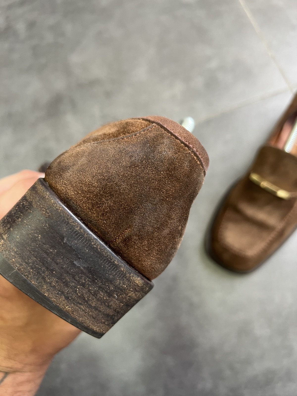 Gucci Gucci suede leather loafers Tom Ford era Size US 10.5 / EU 43-44 - 9 Thumbnail