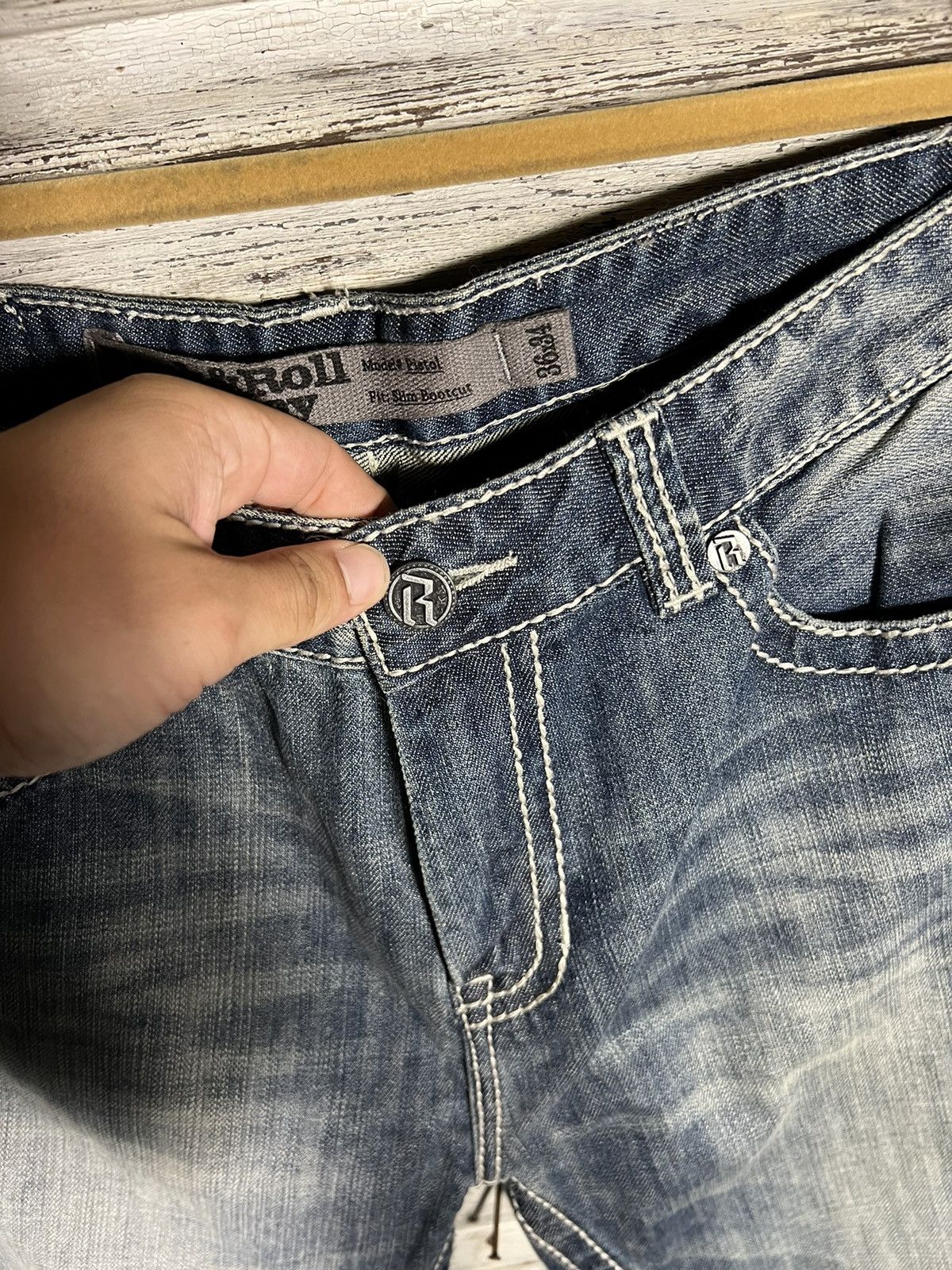 Other Rock & Roll Denim Jeans 36 x 34 Size US 36 / EU 52 - 6 Thumbnail