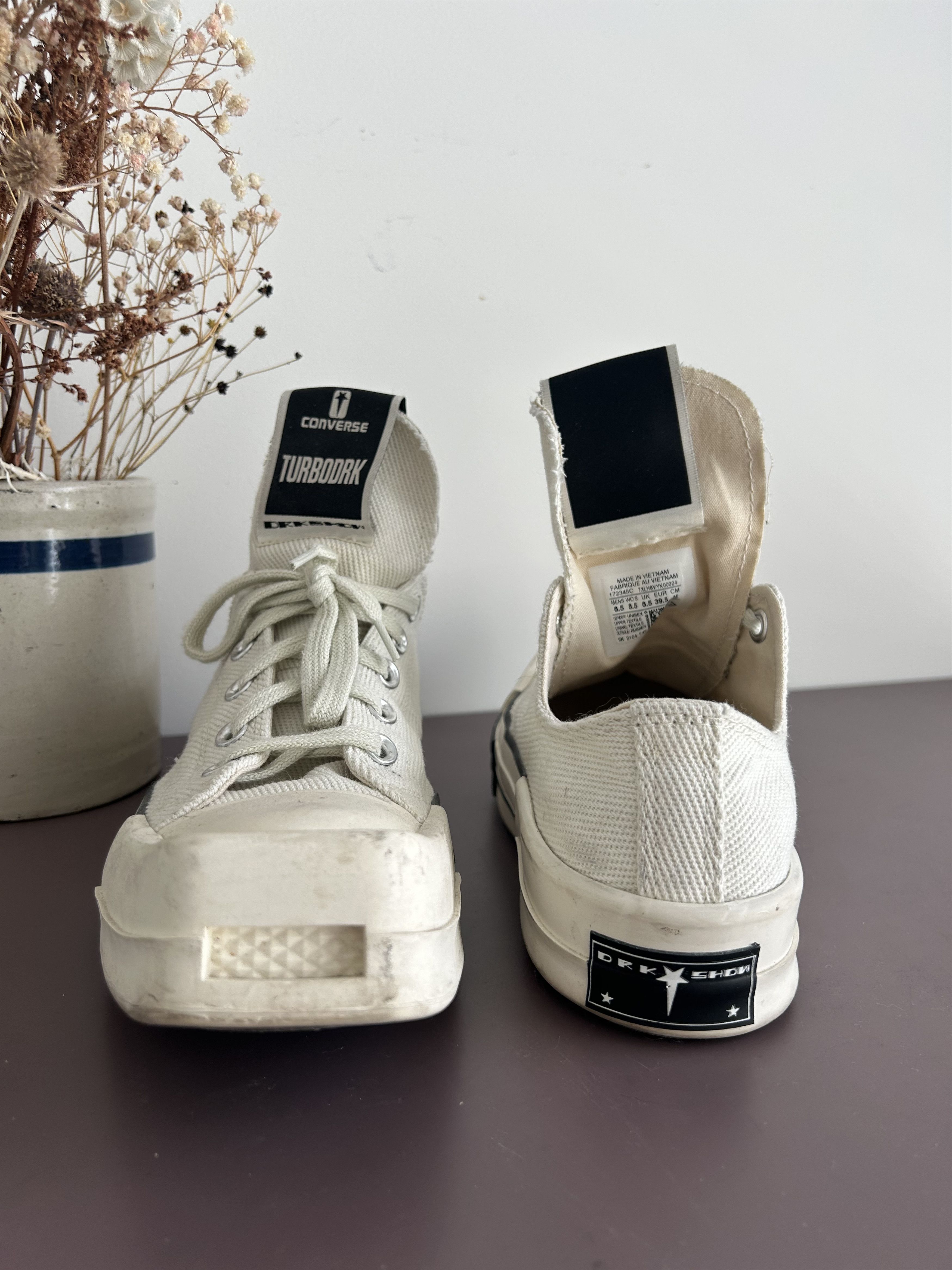 Converse × Rick Owens Rick Owens converse! Size US 6.5 / EU 39-40 - 4 Thumbnail