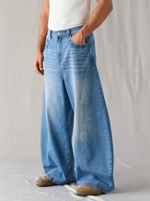 Jean Washed Y2k Denim Jeans Vintage Flared Leg Size US 32 / EU 48 - 1 Thumbnail