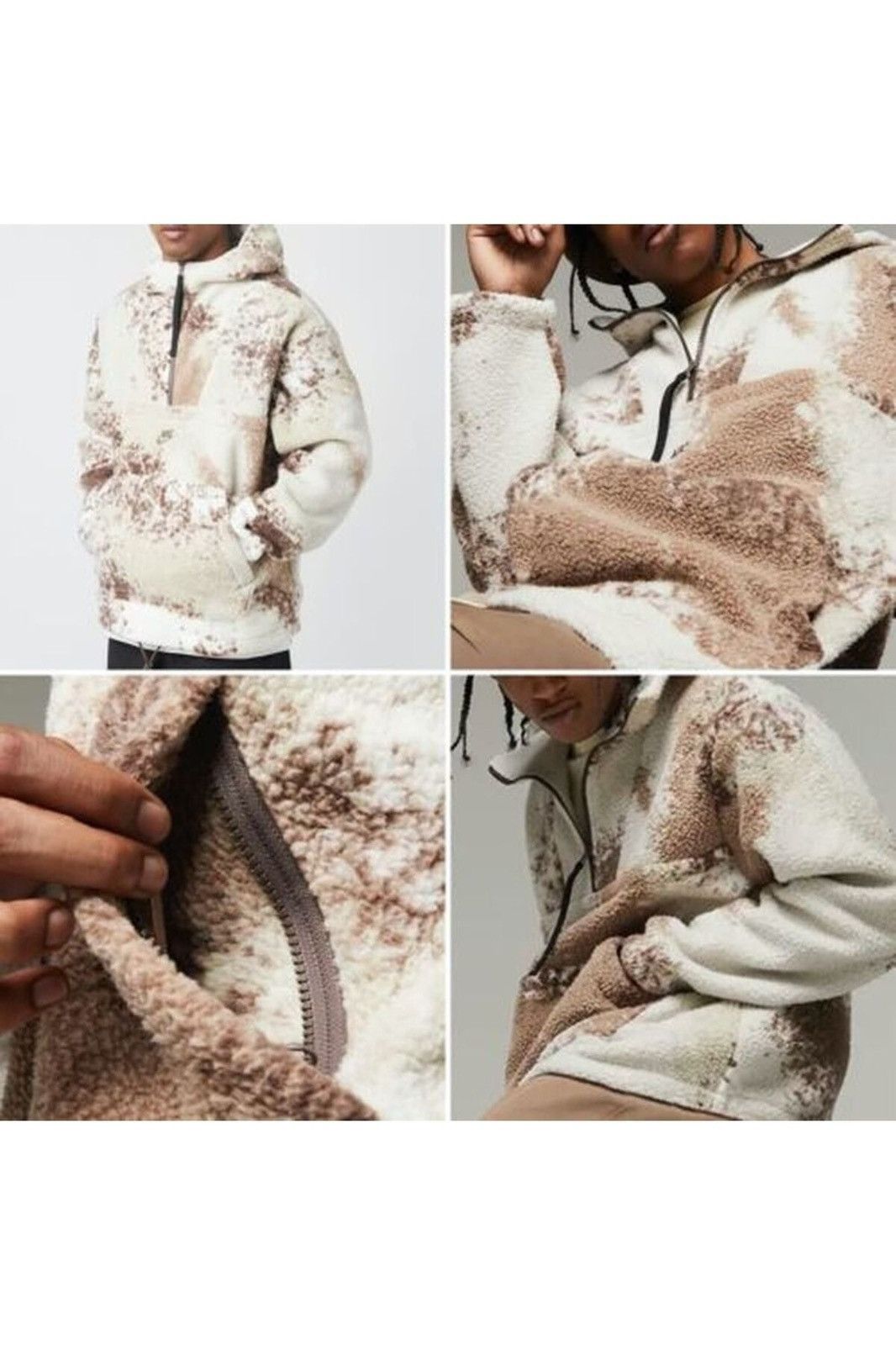Nike Nike Sherpa Sport Essential Half Zipper Fleece Hoodies Size US L / EU 52-54 / 3 - 7 Thumbnail