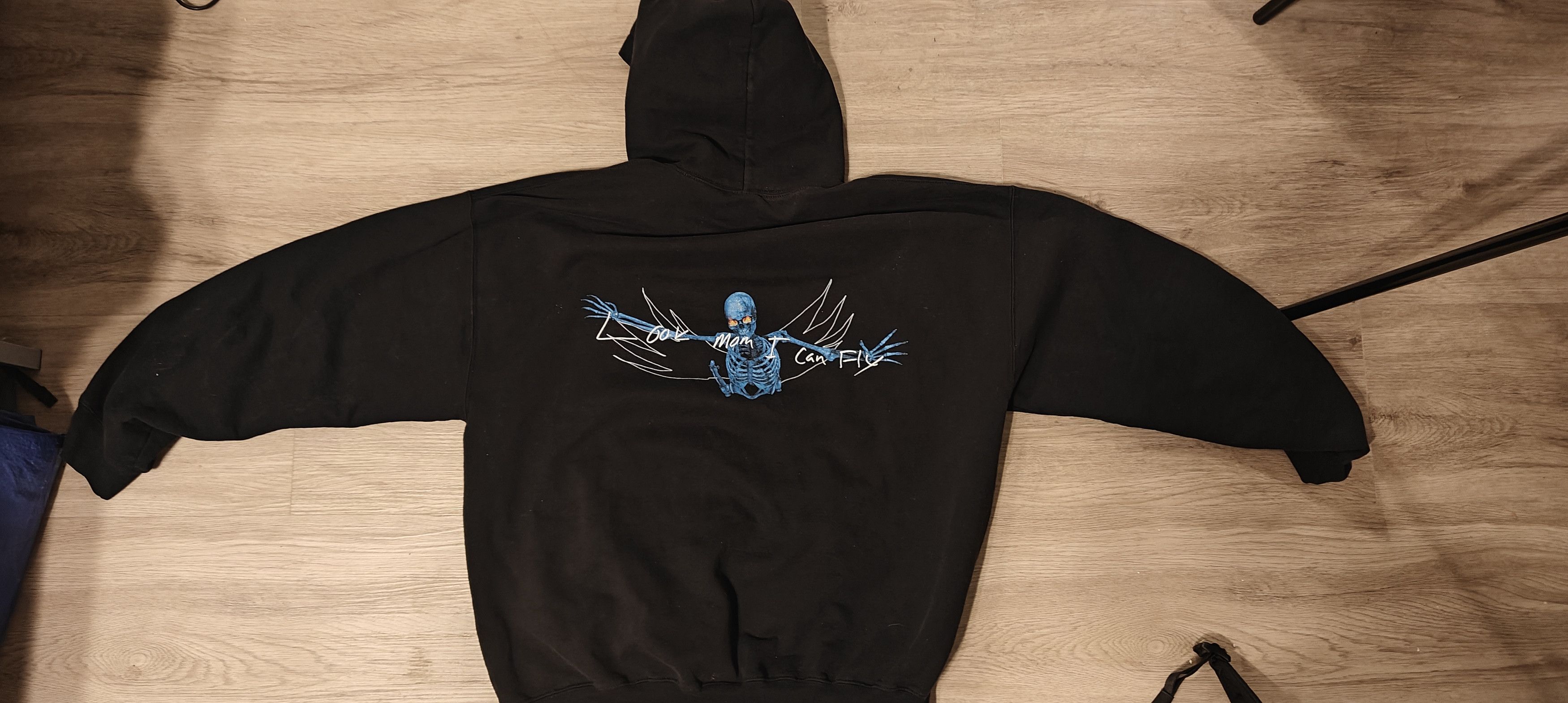 Travis Scott Look mom I can fly “unrestricted Travis” hoodie black large Size US L / EU 52-54 / 3 - 2 Thumbnail