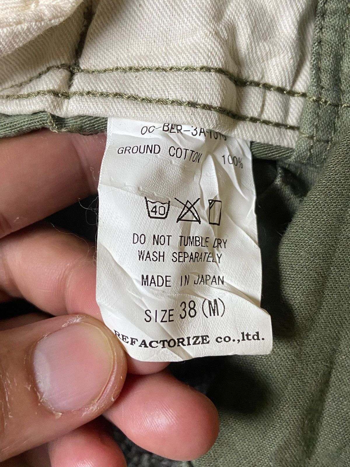 Japanese Brand × Vintage BERNABEU Brand Military Style Jacket (126) Size US M / EU 48-50 / 2 - 7 Thumbnail