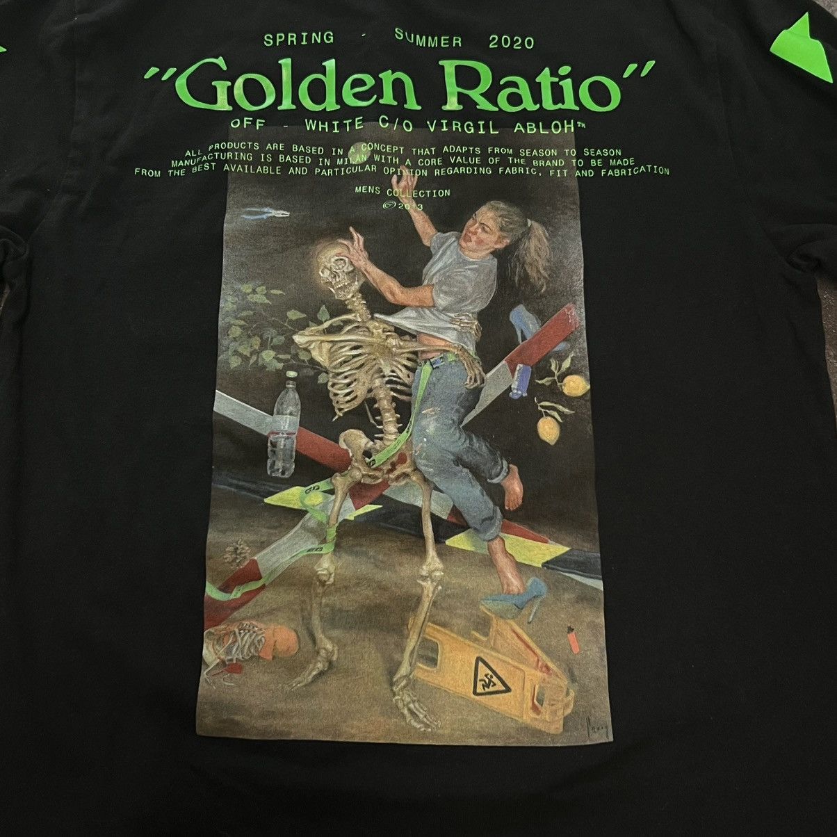 Off-White Pascal Painting Long Sleeve Tee Shirt Black